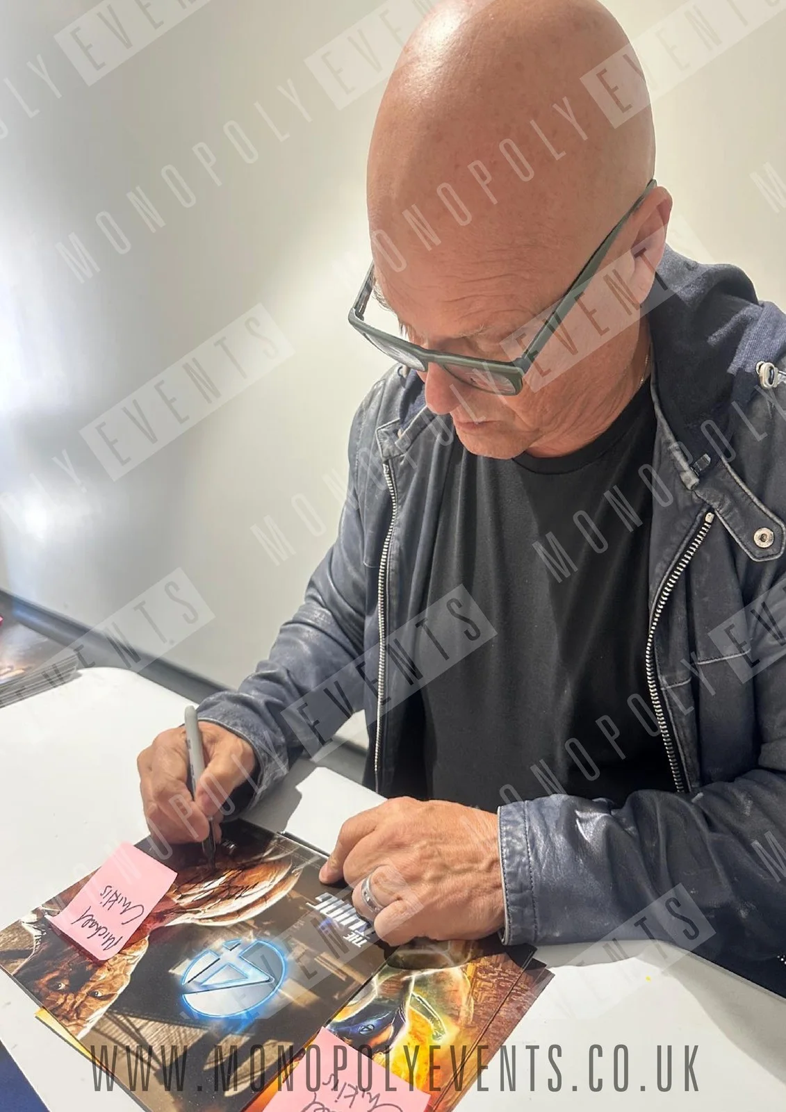 10x8"Fantastic Four The Thing Promo Fuji Print Signed by Michael Chiklis, изображение 2