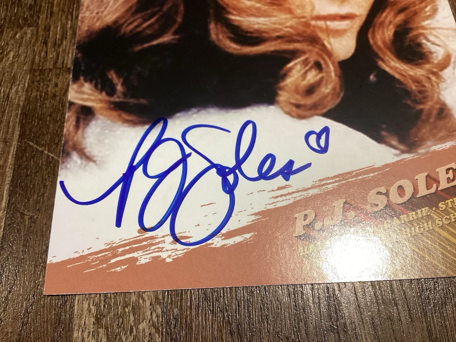 PJ SOLES (CARRIE, Halloween 1978) Hand Signed Autograph coa, image 3