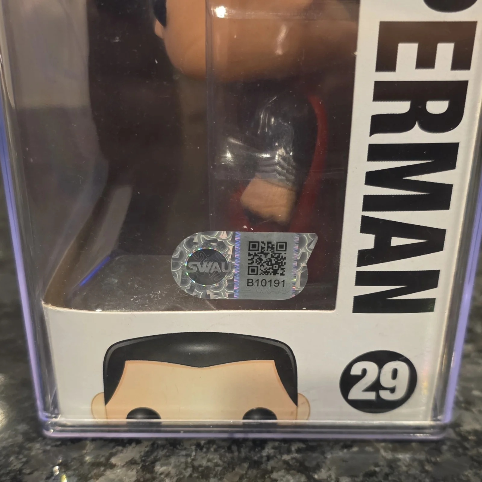 Superman Henry Cavill signed Funko Man of Steel #29 SWAU Autographed, изображение 3