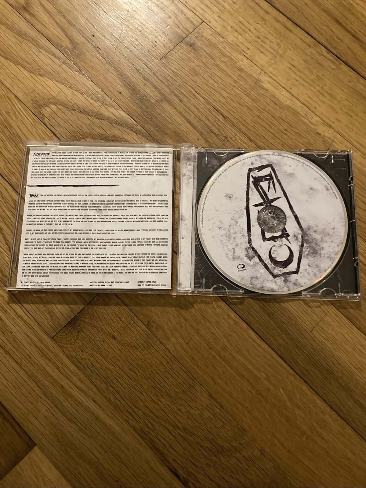 Lorna Shore - Flesh Coffin CD - Signed AUTO Chelsea Grin Death Metal Rare, изображение 3