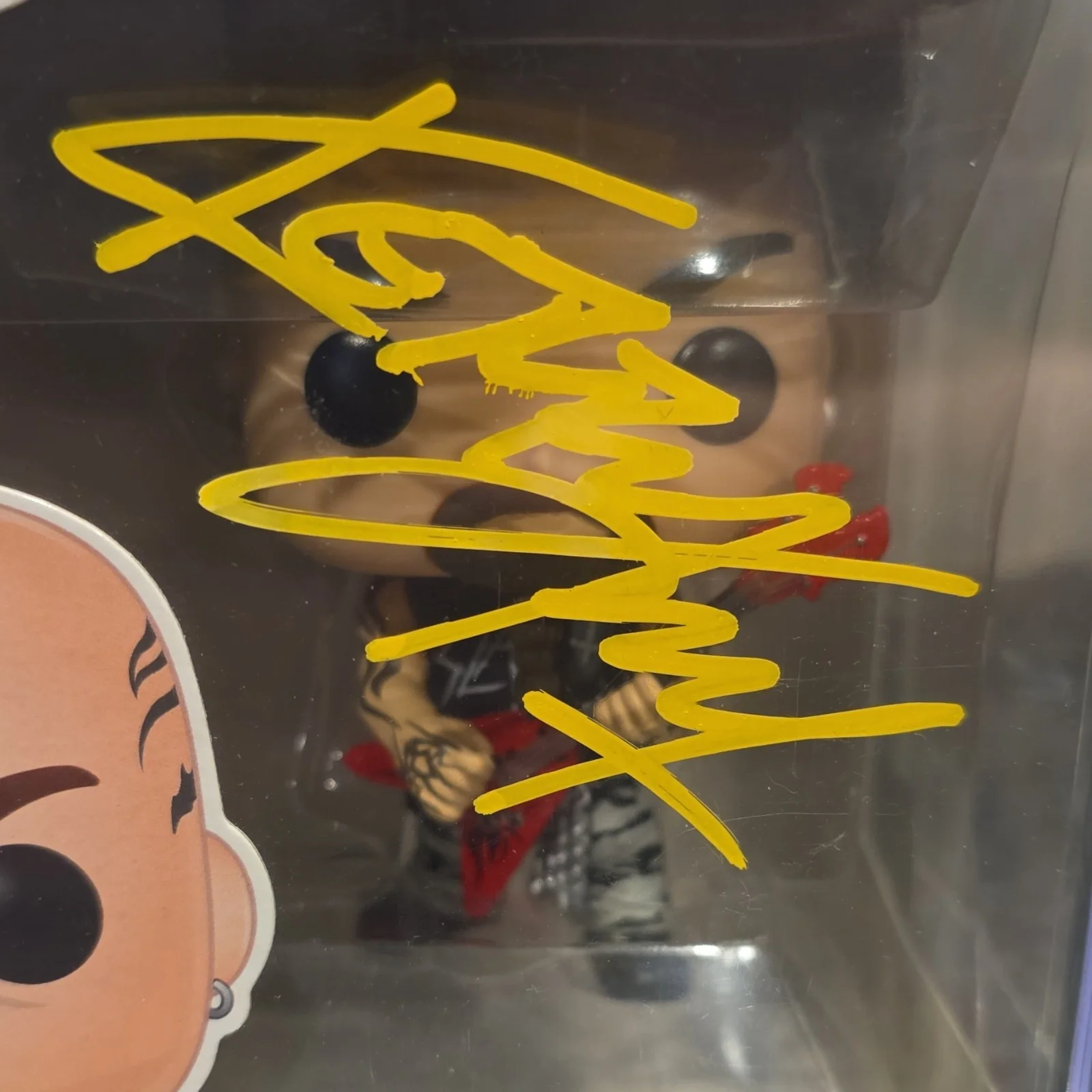 Funko Pop Rocks Slayer Kerry King Autographed Vinyl Figure Beckett Authenticated, изображение 4