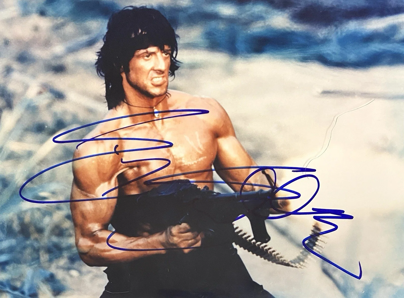 Sylvester Stallone Signed "Rambo" 8x10 Photo – Beckett Authenticated, image 2