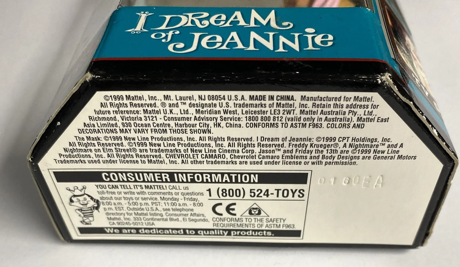 Barbara Eden Signed “I Dream of Jeannie” 1999 Matchbox Car – PSA, image 5