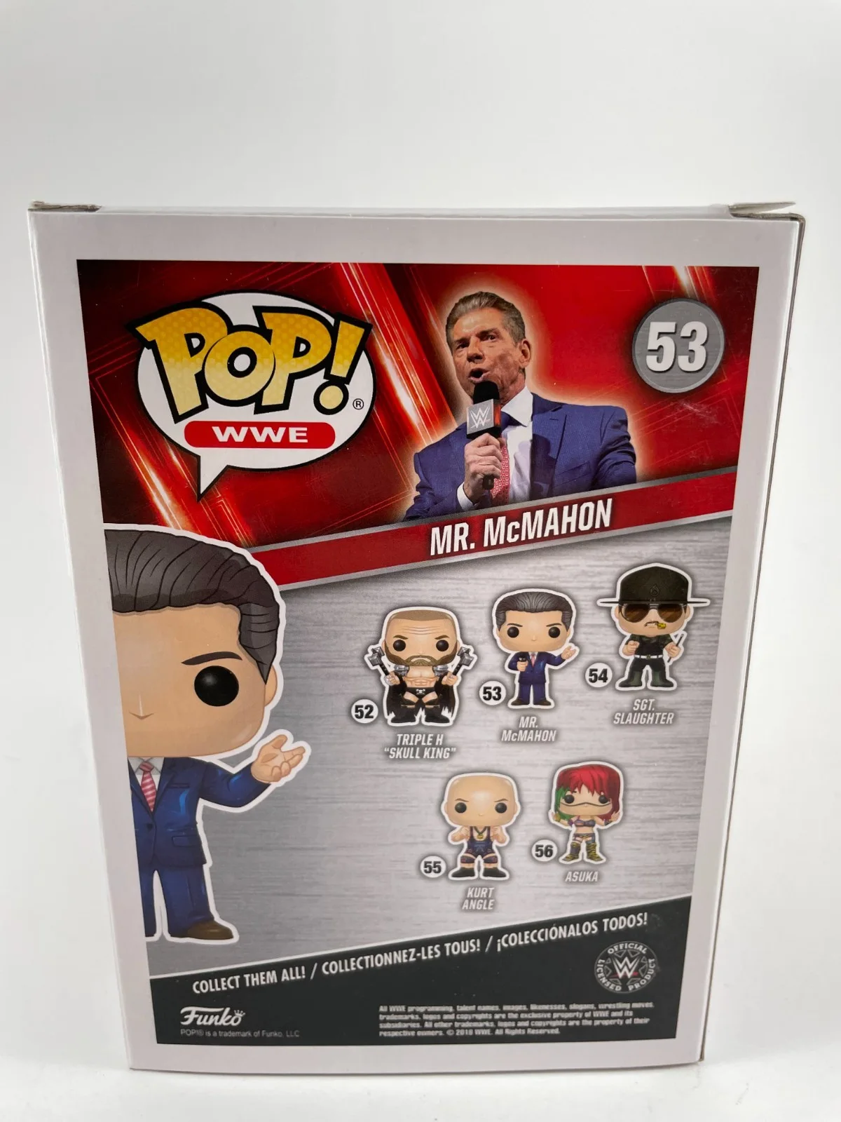 Adam Ray — Adam Ray Signed WWE Mr McMahon Funko POP! Autograph Young Rock Vincent K JSA COA, изображение 4