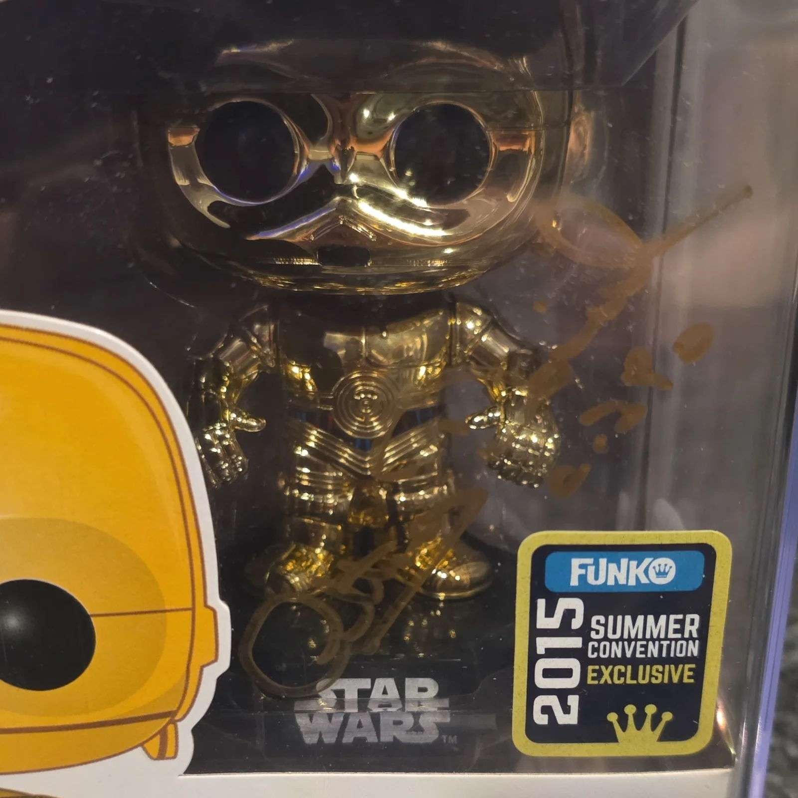 Anthony Daniels — Anthony Daniels signed C-3PO Funko Pop Star Wars #13 Beckett Authenticated, image 4