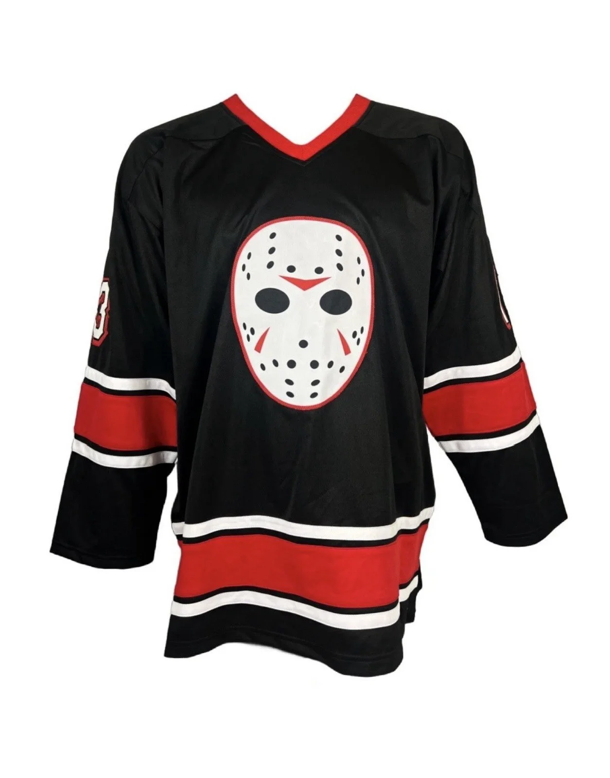Douglas Tait, Kane Hodder, Ari Lehman — Hodder Tait Lehman autographed signed inscribed Jason Friday the 13th Jersey JSA, image 3