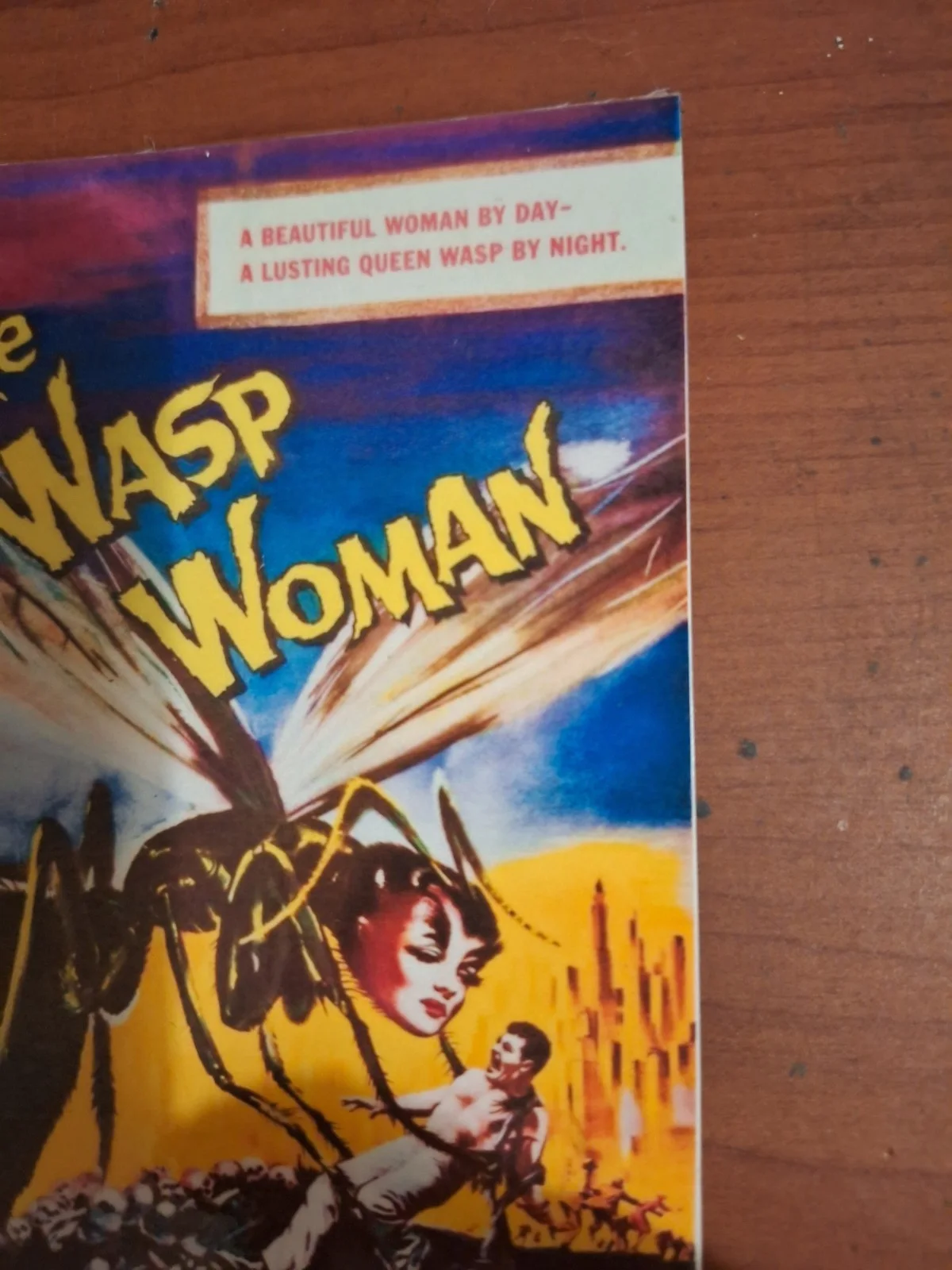 THE WASP WOMAN 1959 A6 Reproduction Postcard Sci-Fi Horror Roger Corman Cult, изображение 2