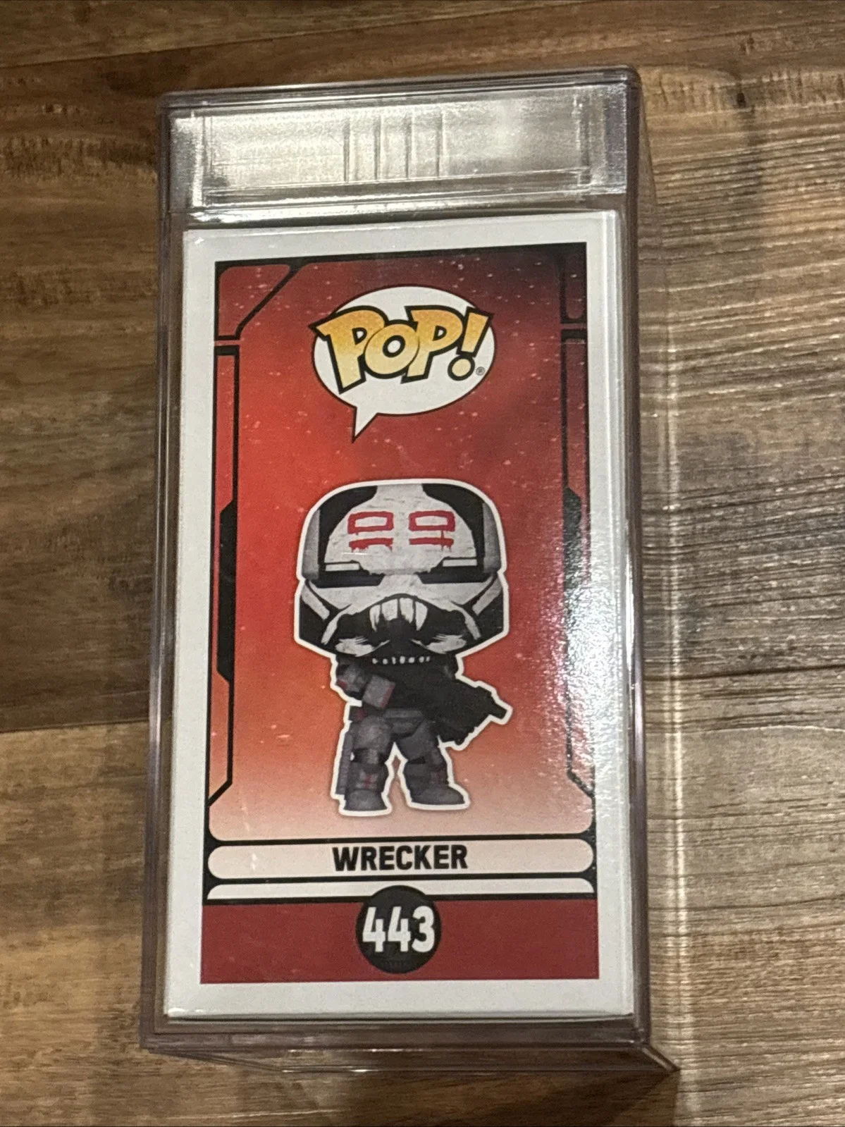 Dee Bradley Baker Signed Wrecker Star Wars The Bad Batch Funko Pop PSA Gem10Auto, image 4