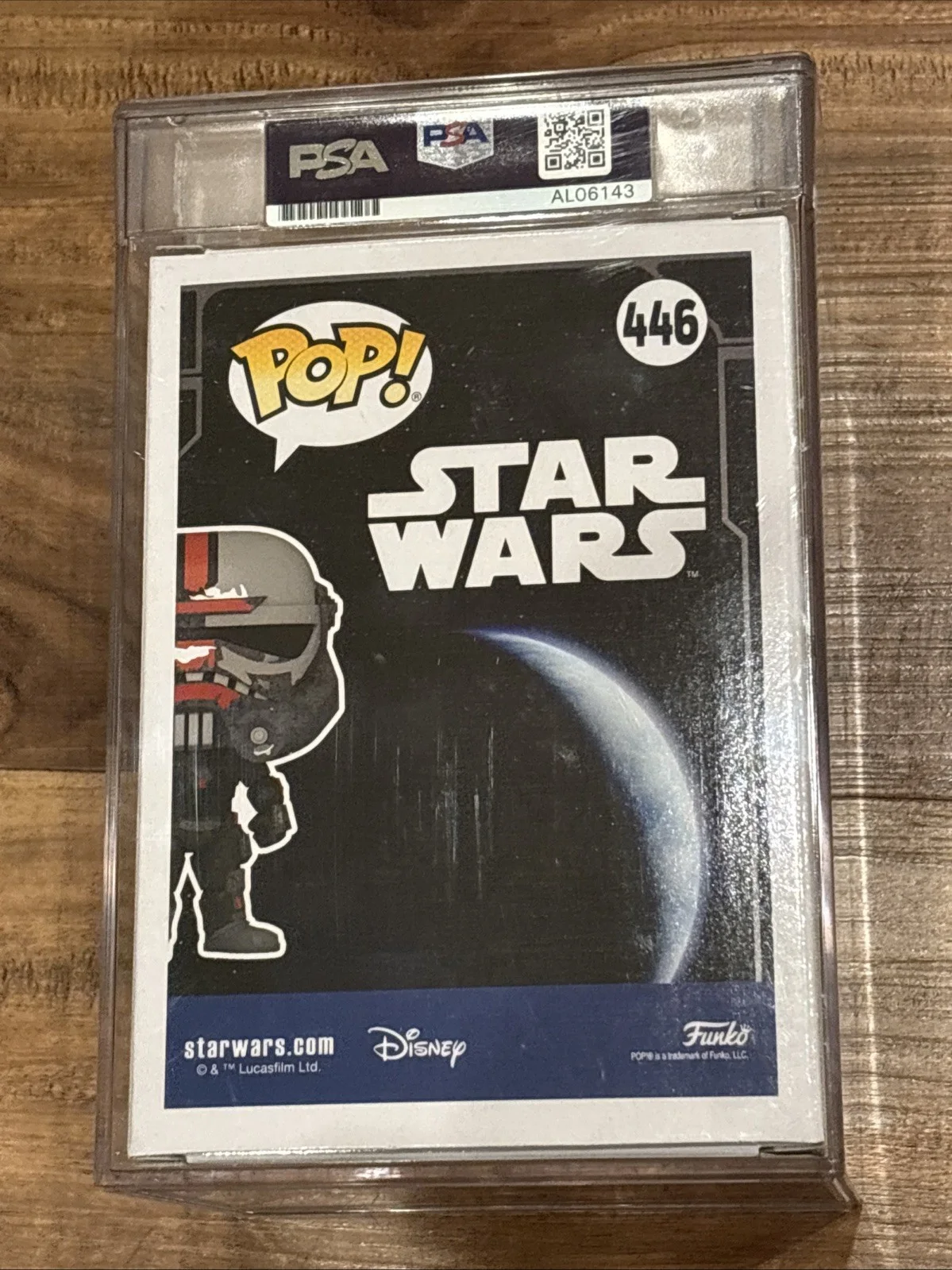 Dee Bradley Baker Signed Hunter Star Wars The Bad Batch Funko Pop PSA Gem 10Auto, image 3