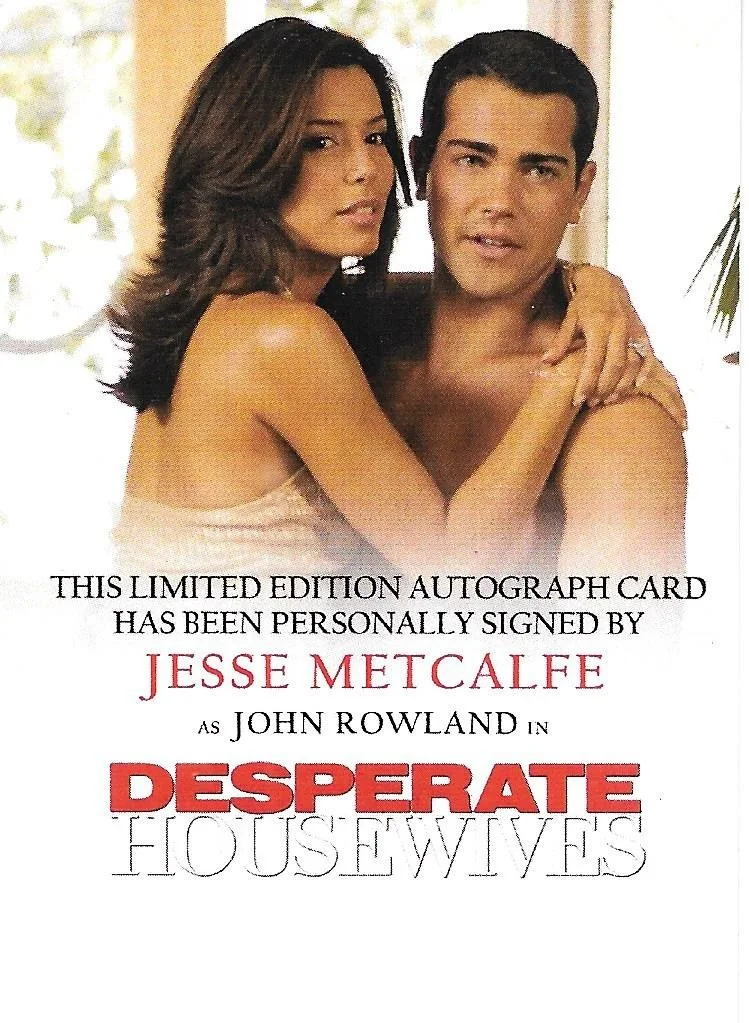 Jesse Metcalfe — Jesse Metcalfe as John Roeland in Desperate Housewives Signed Custom Card, изображение 2