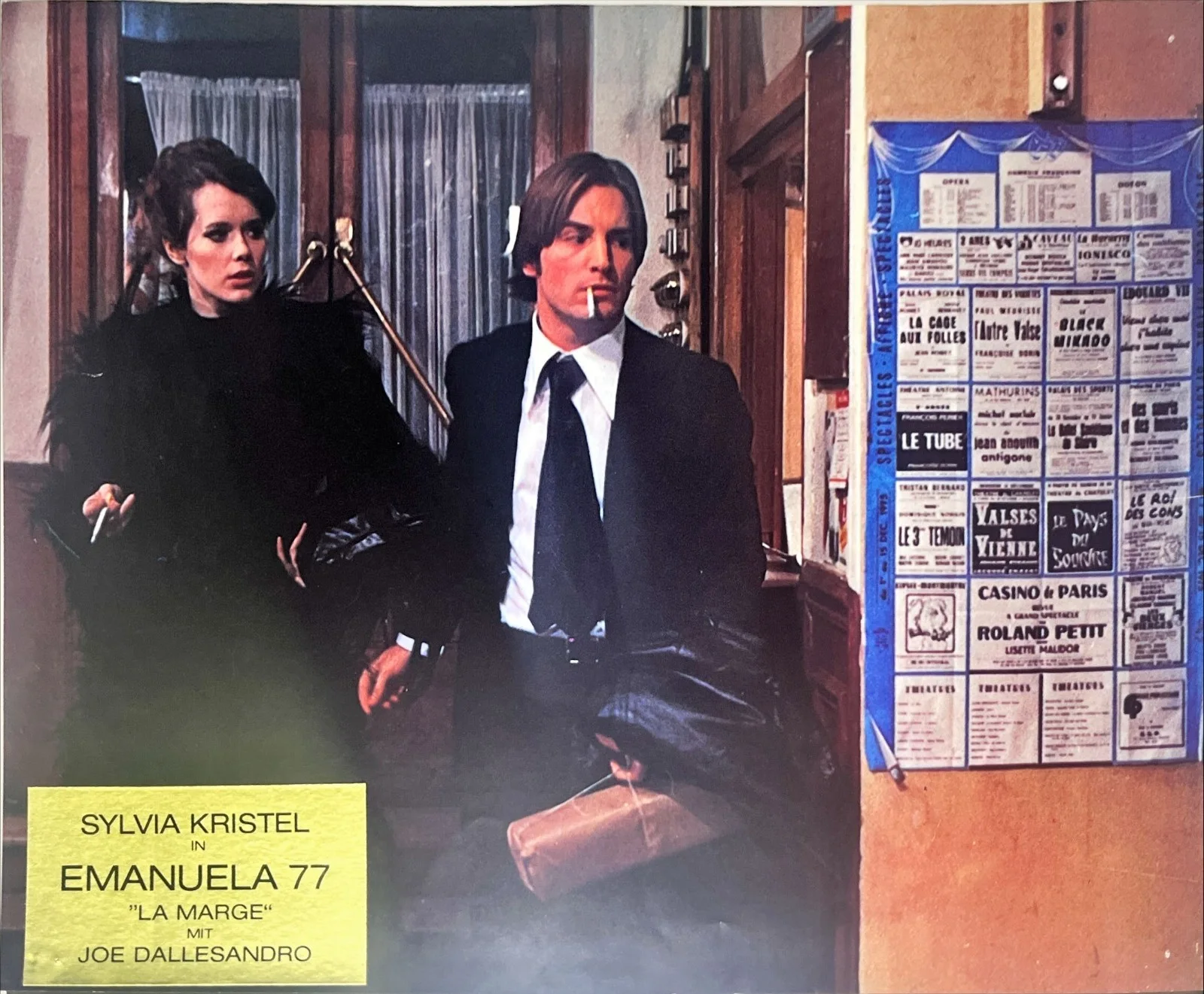 Lobby Card Set (9): “La Marge" Walerian Borowczyk Sylvia Kristel Joe Dallesandro, изображение 4