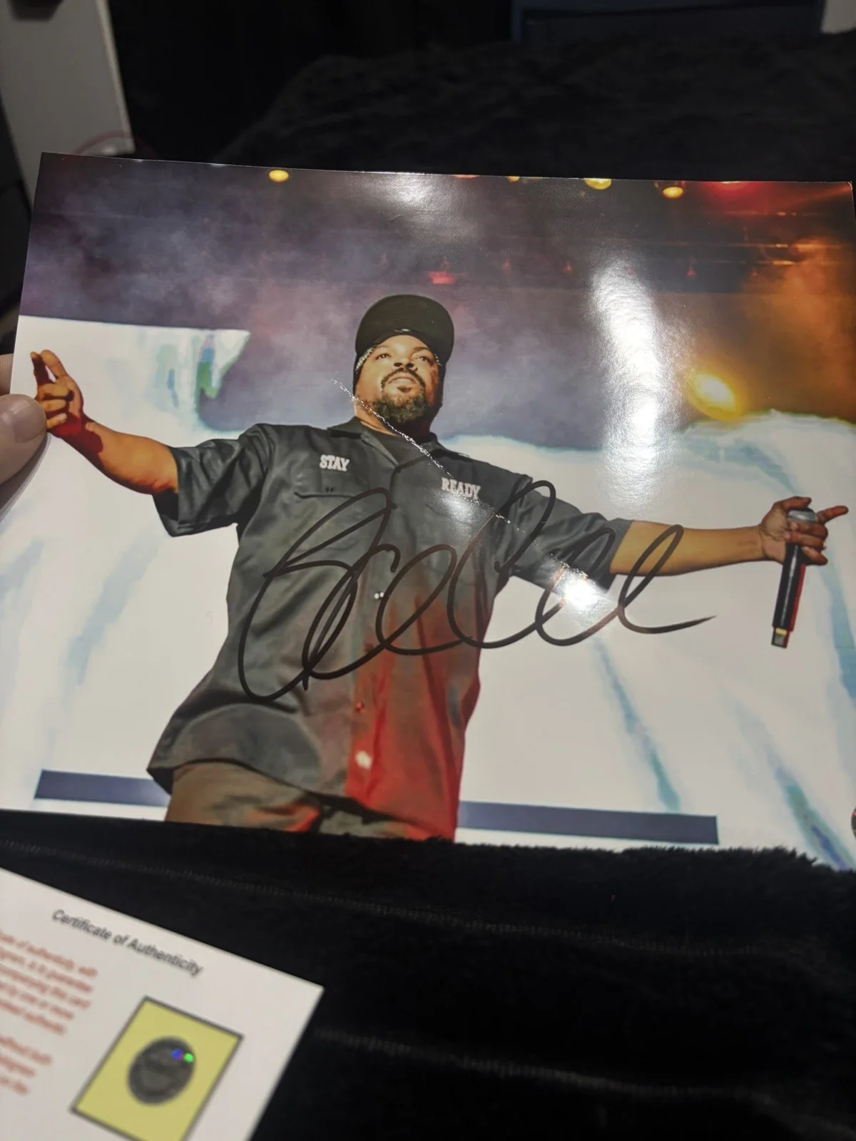 Ice Cube Signed Autographed Performing 8x10 Photo with COA/Matching Hologram, изображение 3