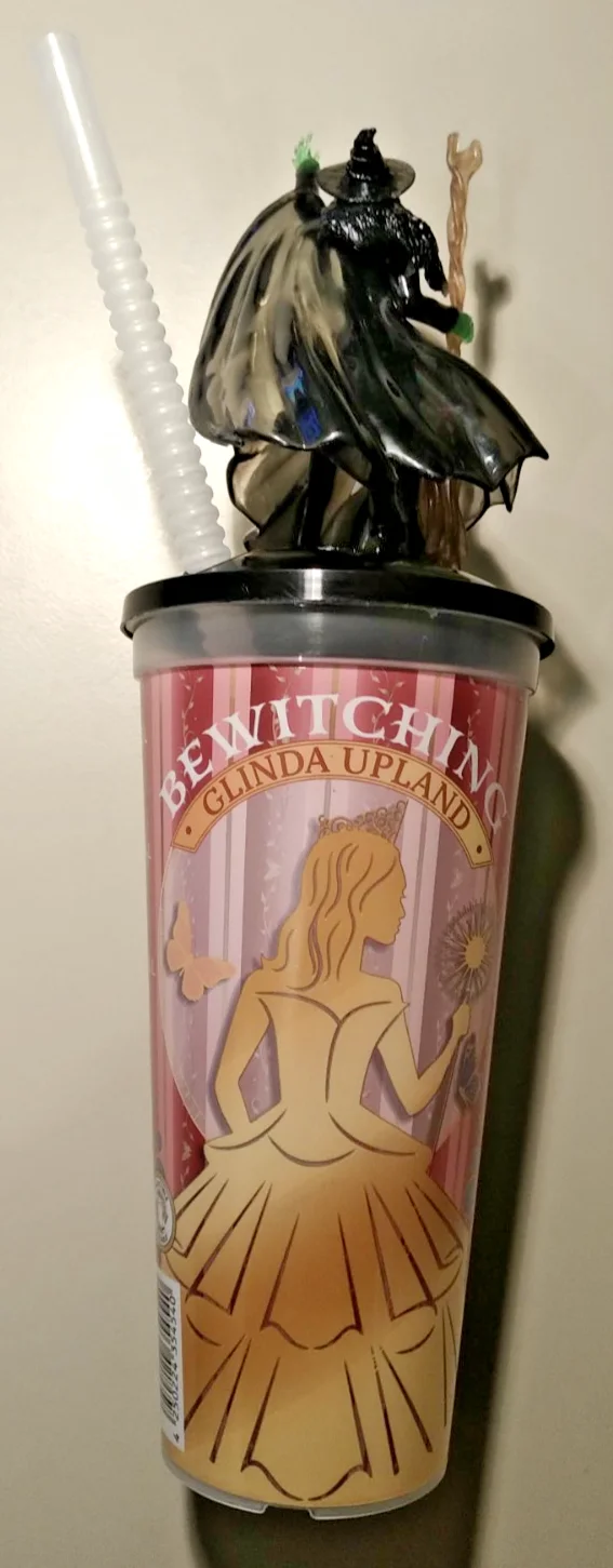 Wicked for Good Drinks Cup with Detachable Elphaba Figure Odeon 2025 UK New, image 3