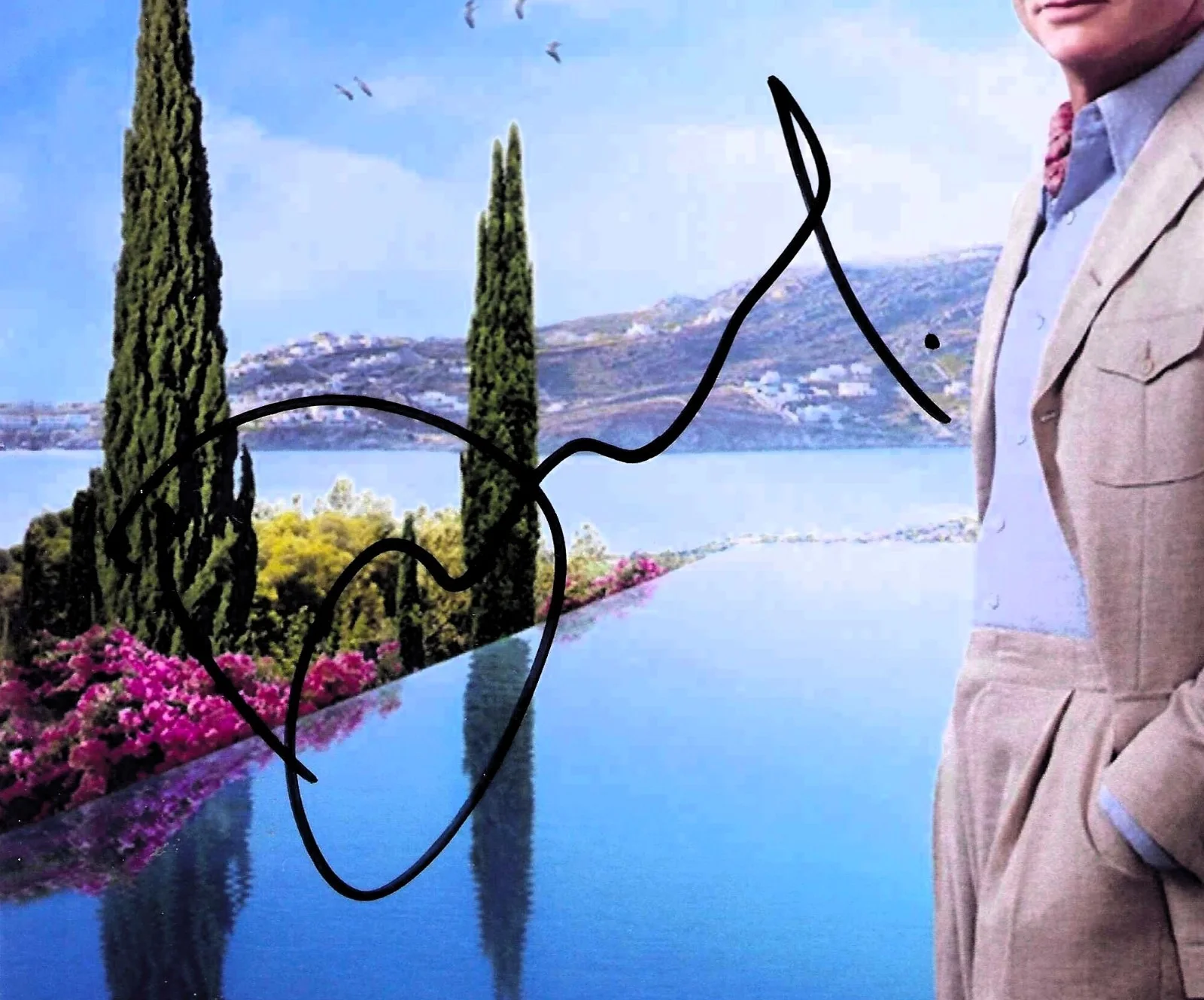 Daniel Craig — DANIEL CRAIG Signed in GLASS ONION + 007 James Bond 8 ¼ x 11 ¾ with COA, image 2