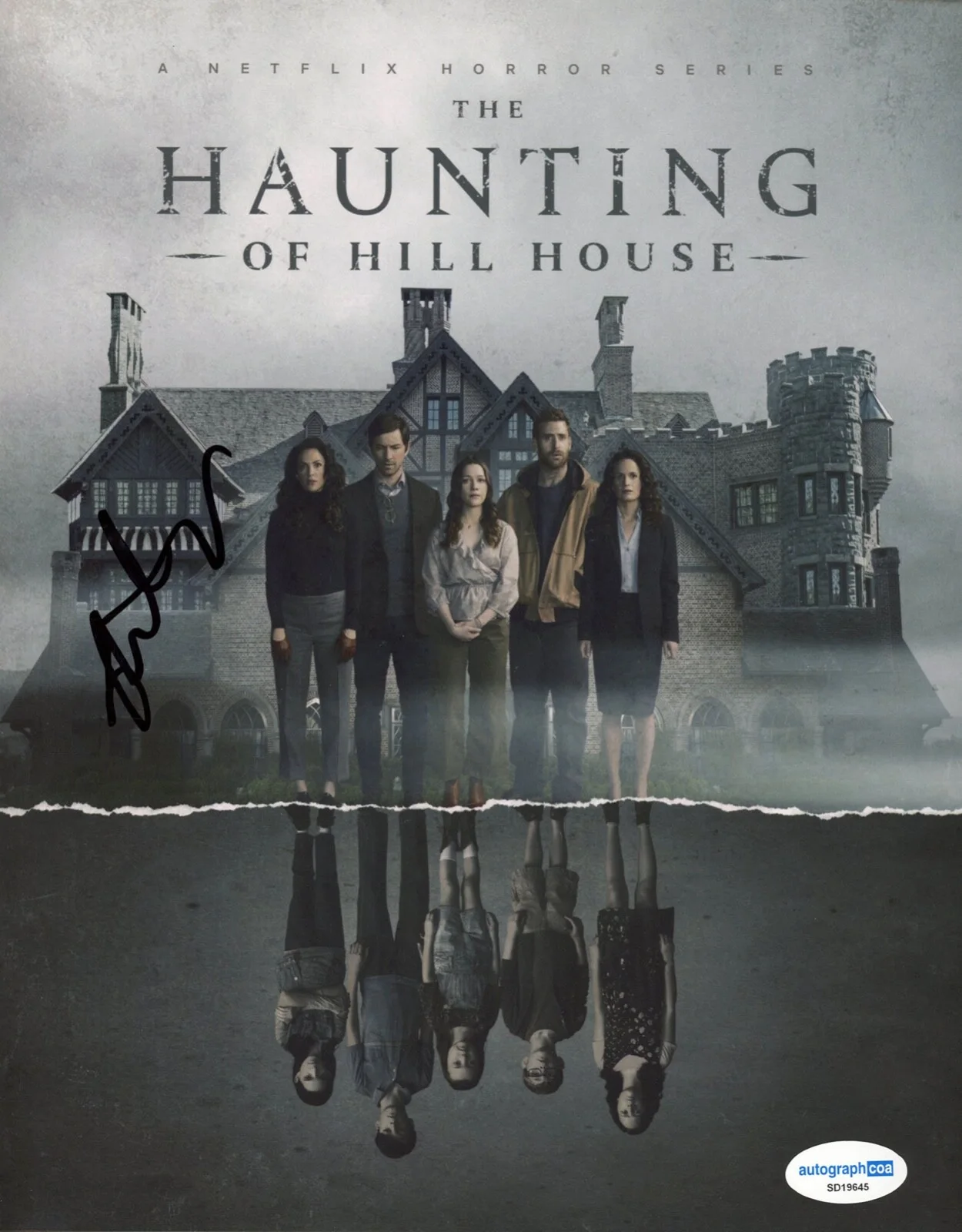 Mike Flanagan — Mike Flanagan signed "THE HAUNTING OF HILL HOUSE" 8x10 Photo EXACT PROOF i ACOA, изображение 4