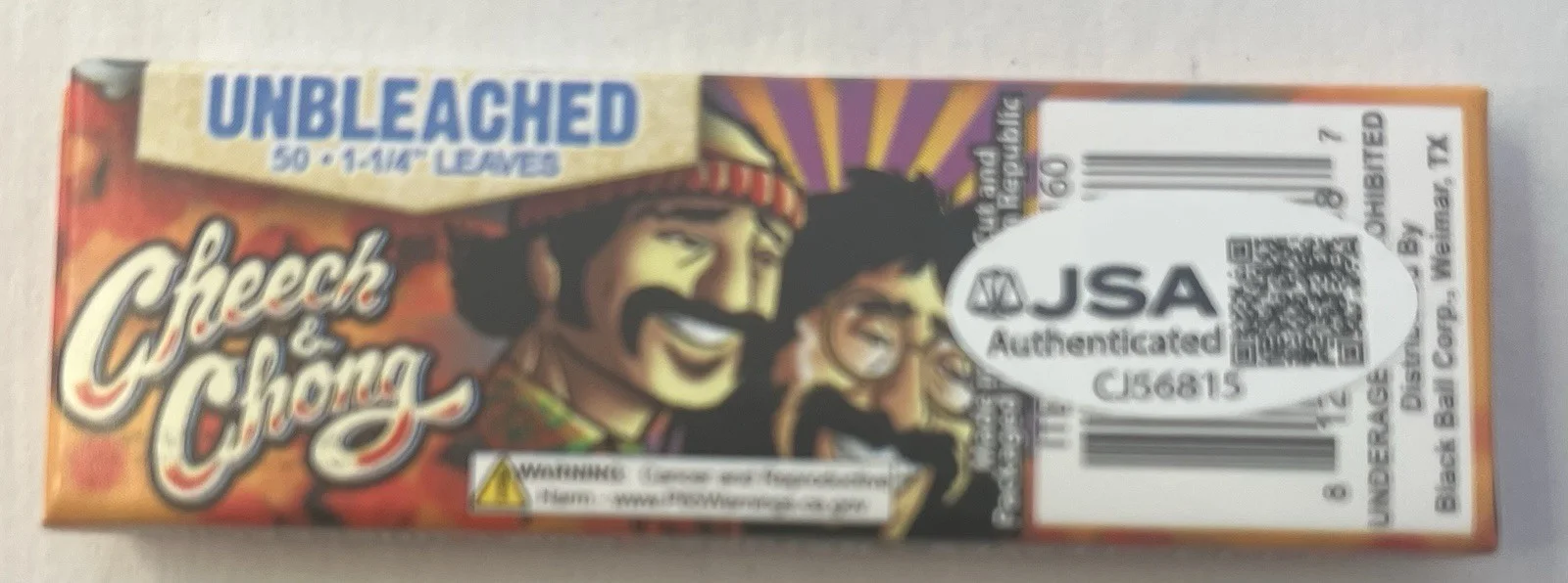 Cheech, Chong — Cheech & Chong Rolling Papers W/ Coa-JSA-, image 2