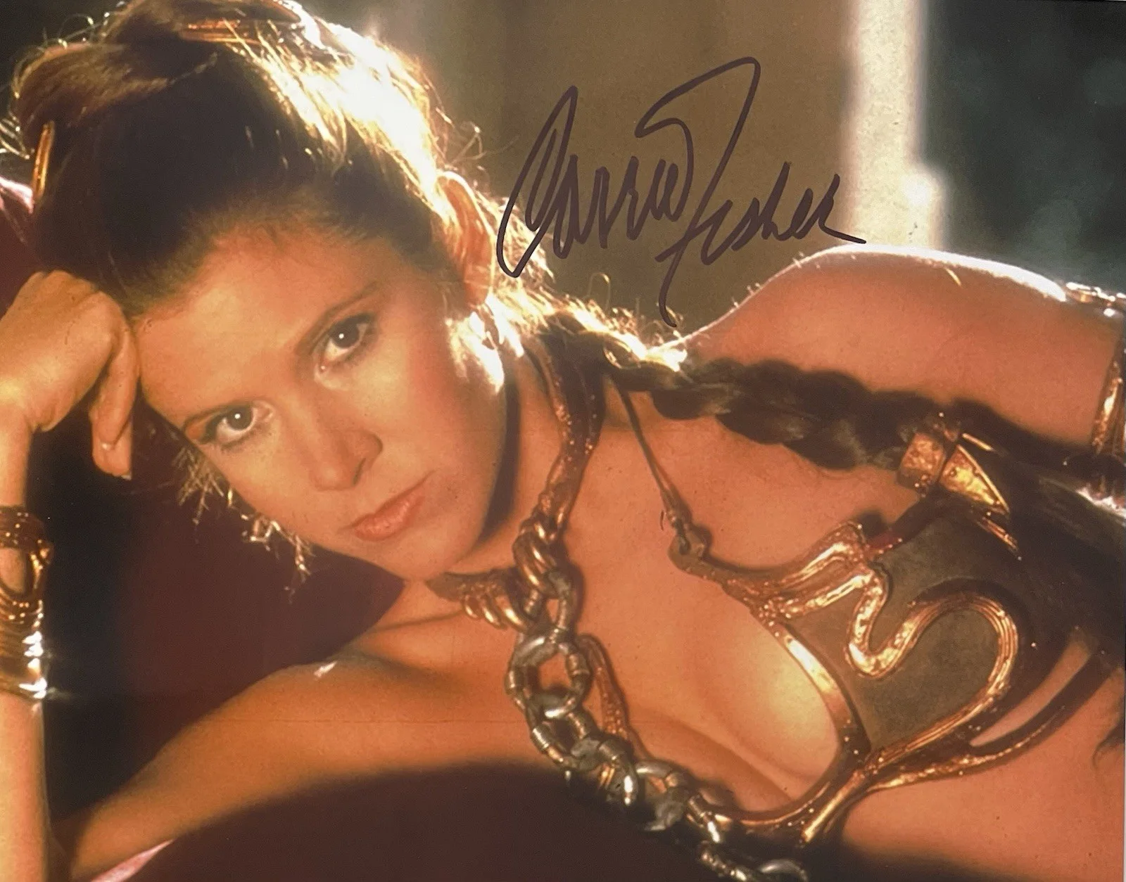 Carrie Fisher — Carrie Fisher Signed Autograph 8x10 Photo W/Coa- Star Wars- Princess Leia-