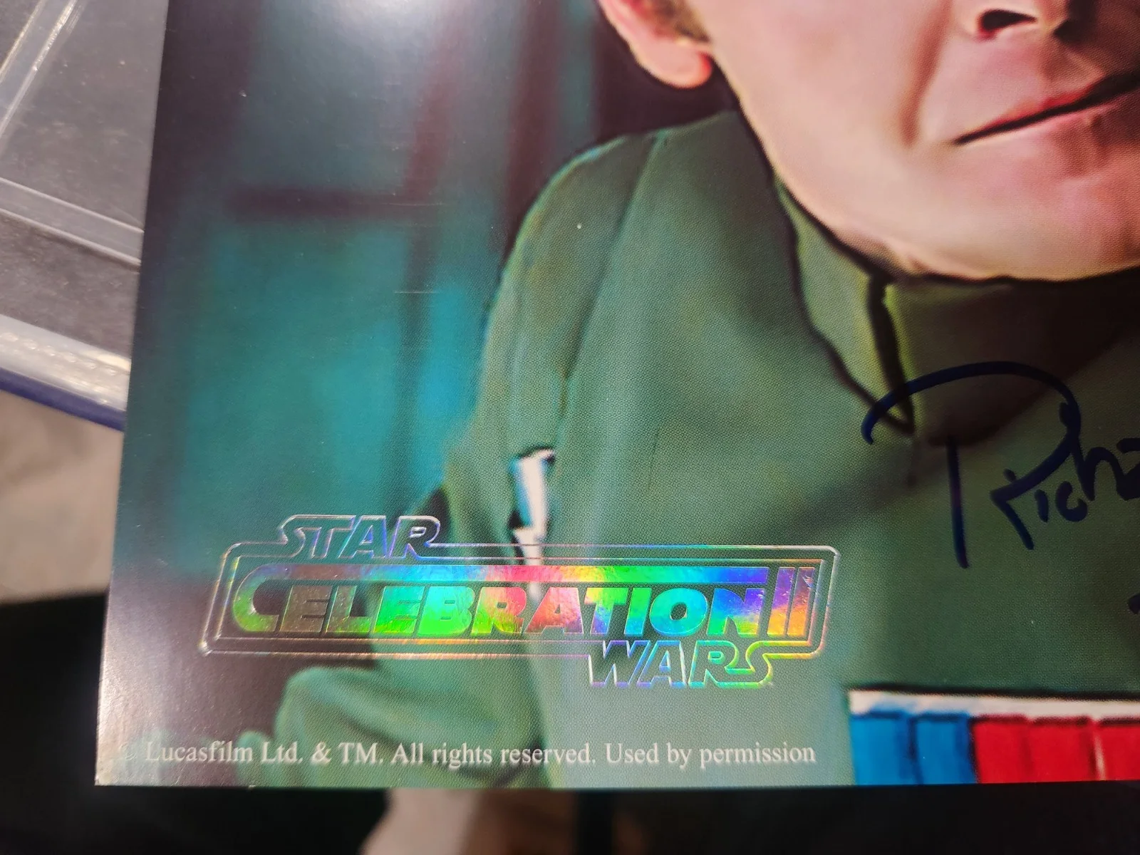 Richard LeParmentier — RARE Richard LeParmentier Signed Star Wars Celebration II 8x10 Photo Autograph, image 2
