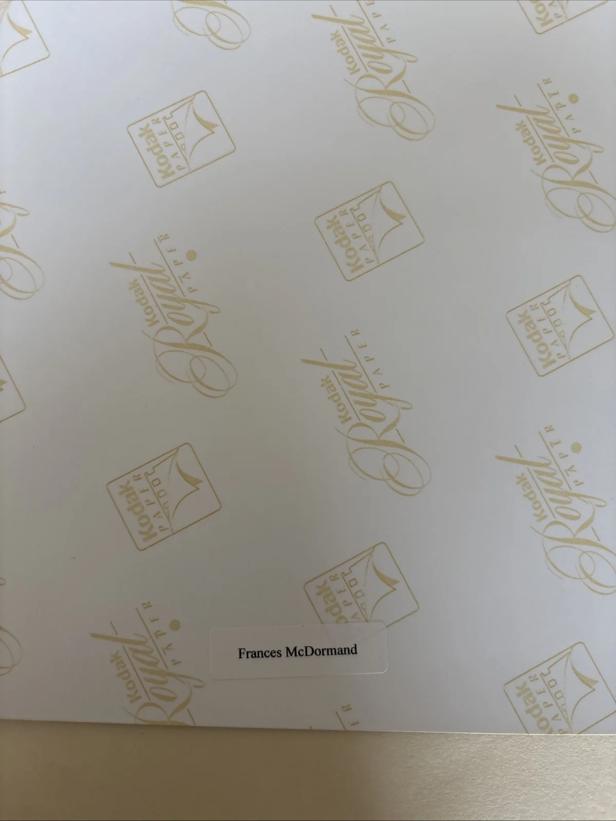 Frances McDormand — Frances McDormand Autographed Photo, image 3
