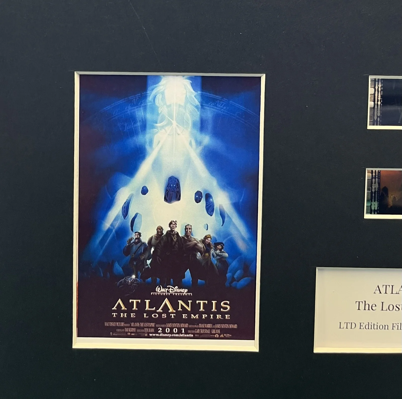 ATLANTIS. The Lost Empire. 35mm Film Cell Mounted Display, image 2