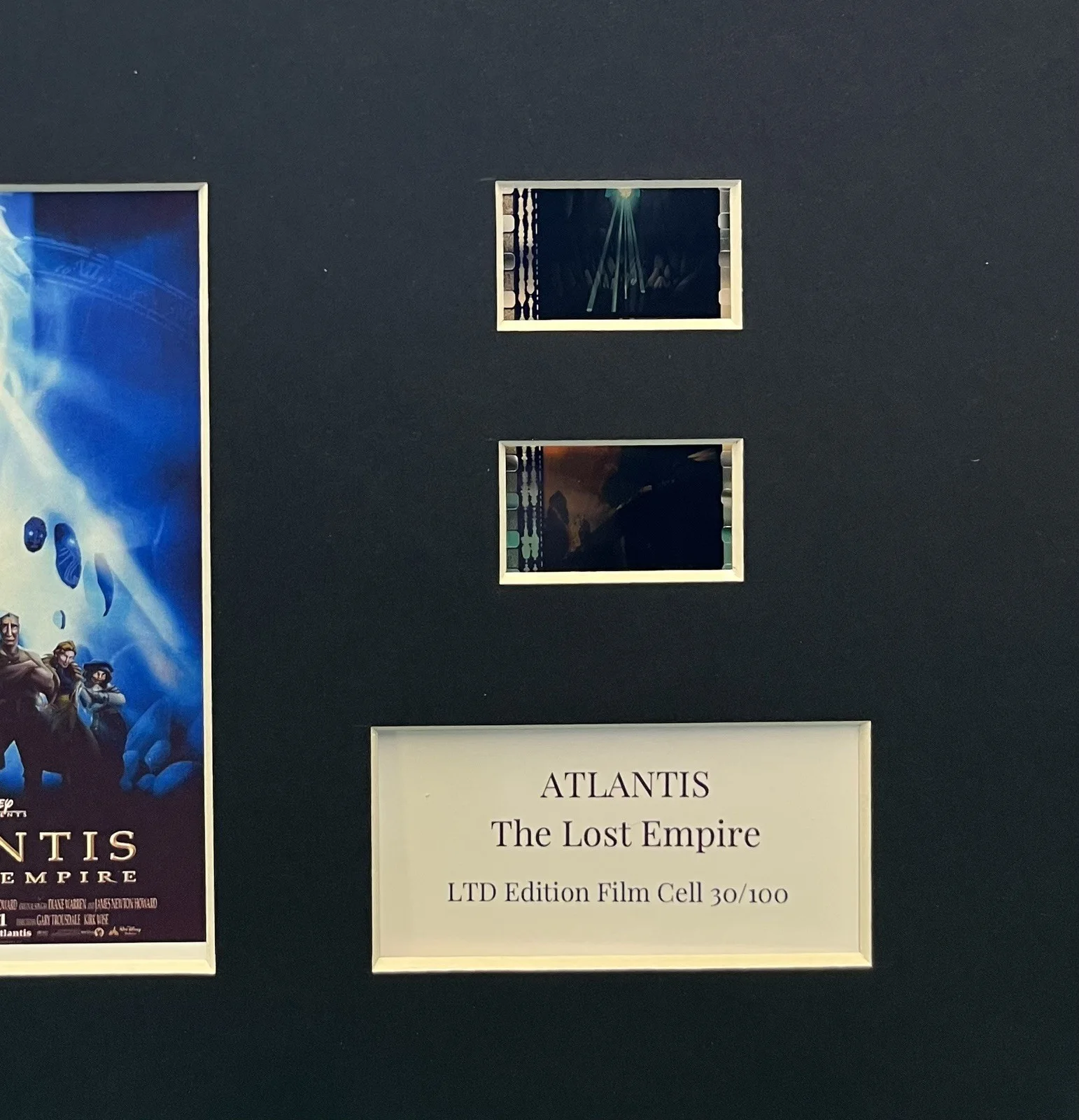 ATLANTIS. The Lost Empire. 35mm Film Cell Mounted Display, image 3