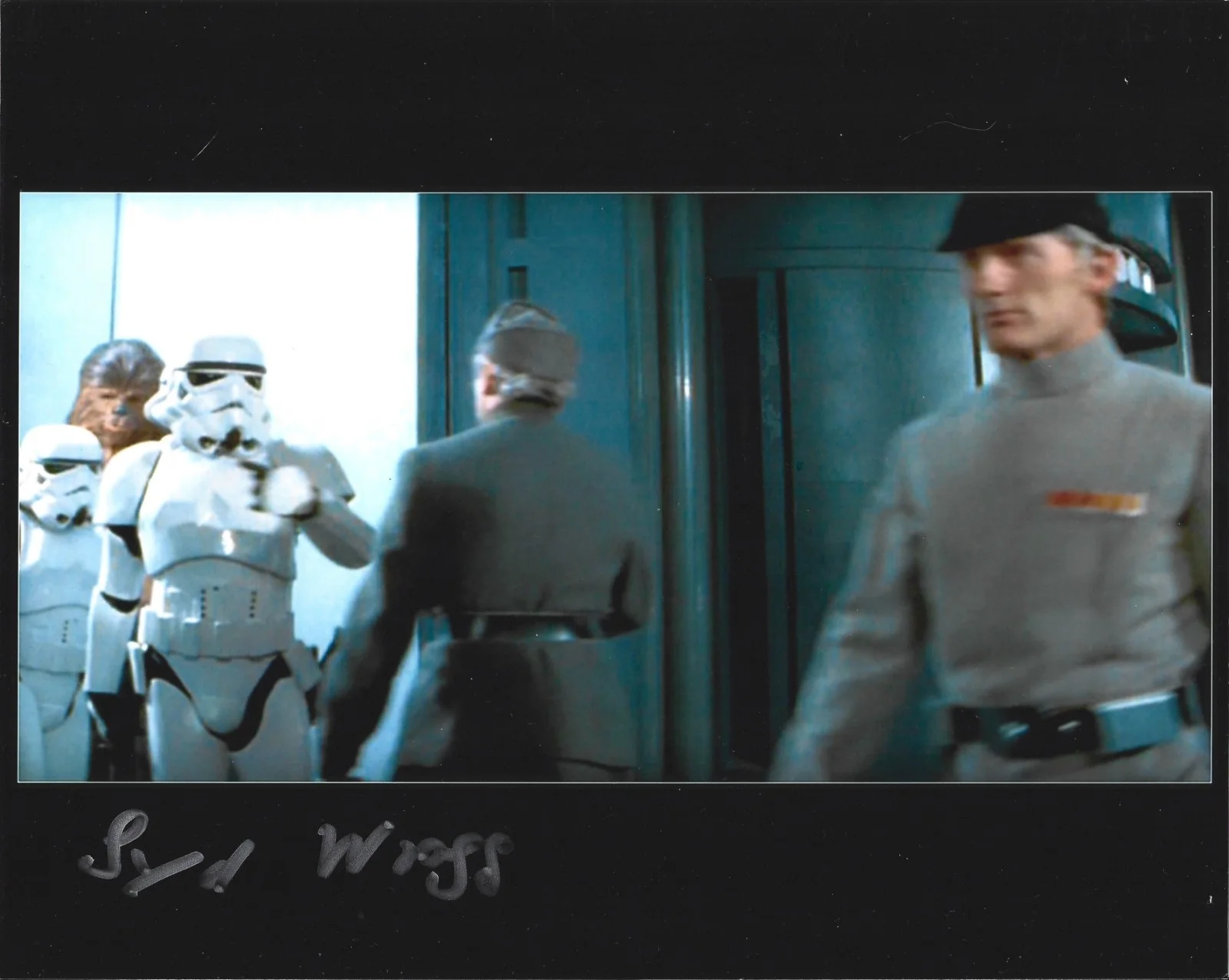 Syd Wragg — RARE Syd Wragg Imperial Officer Signed Star Wars 8x10 Photo Autograph