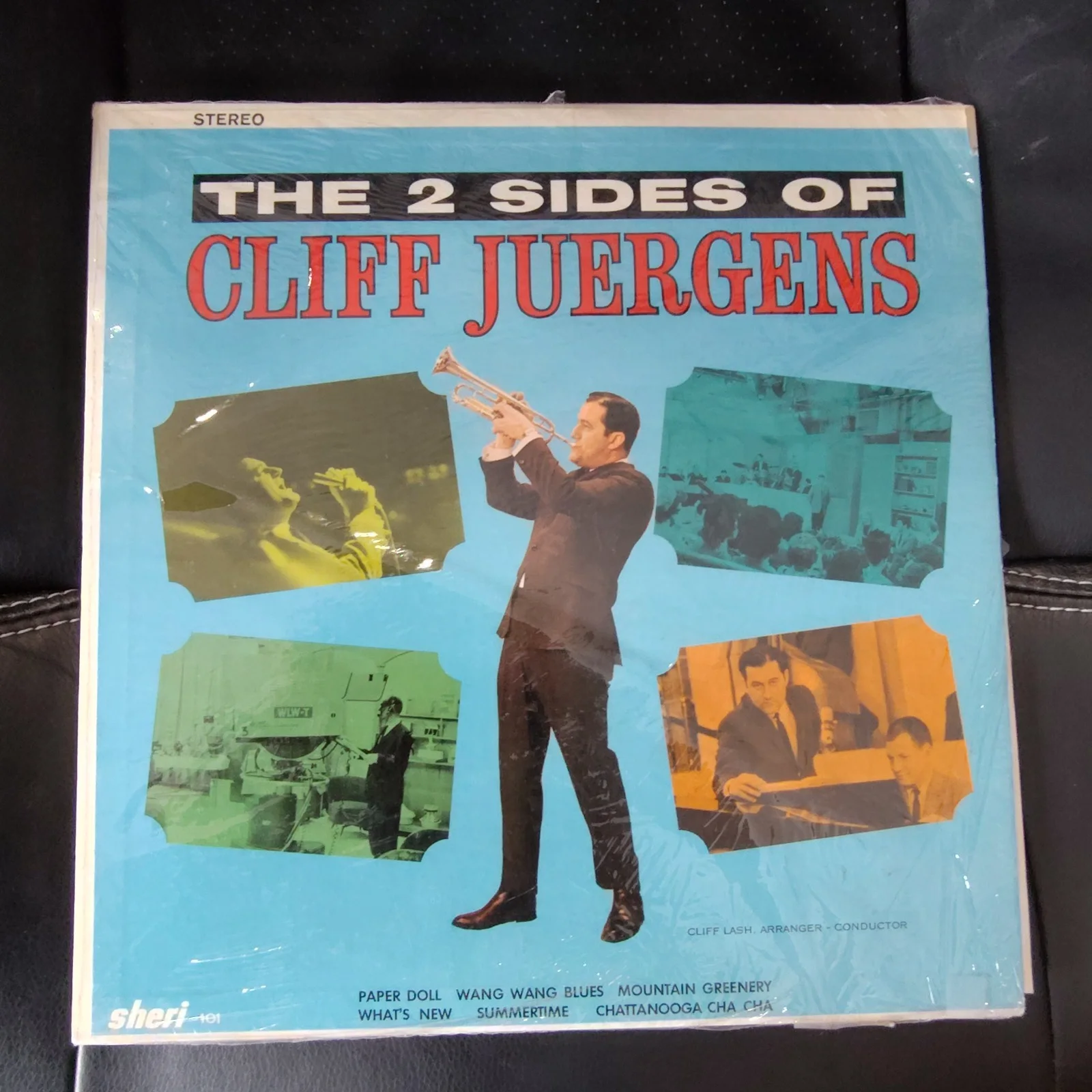 Cliff Juergens Autographed “The 2 Sides of Cliff Juergens” 12" Vinyl LP, изображение 3