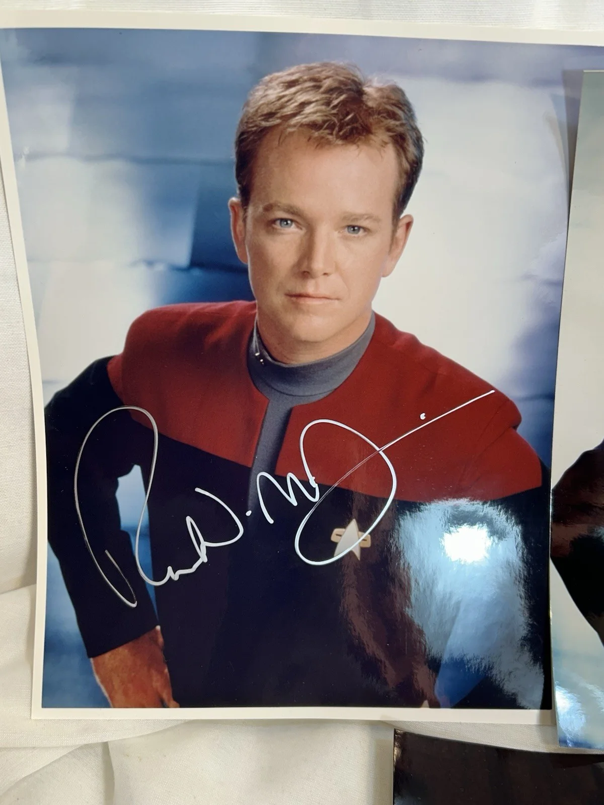 Star Trek Voyager Cast Signed Lot of 5 Photos Horan, Mulgrew, Dourif, Amendola, изображение 2