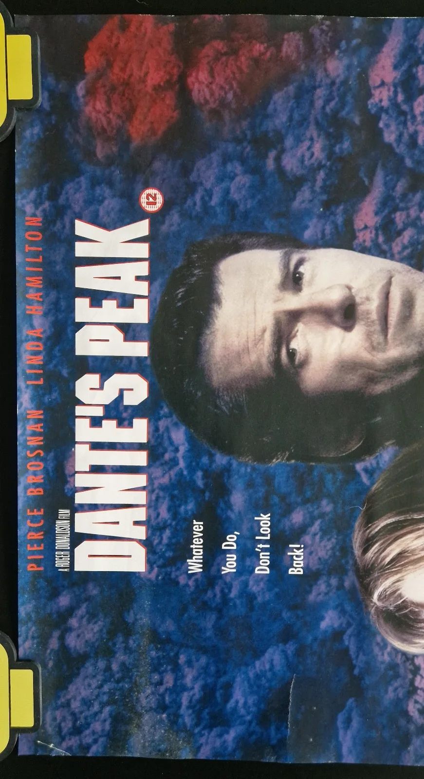 Dante's Peak 1997 VHS Video Store Promo Poster, изображение 2
