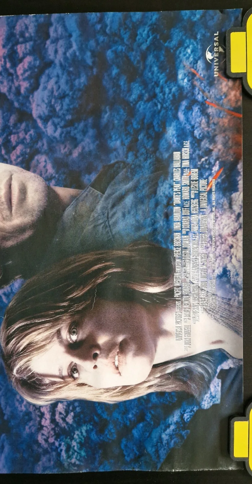 Dante's Peak 1997 VHS Video Store Promo Poster, изображение 3