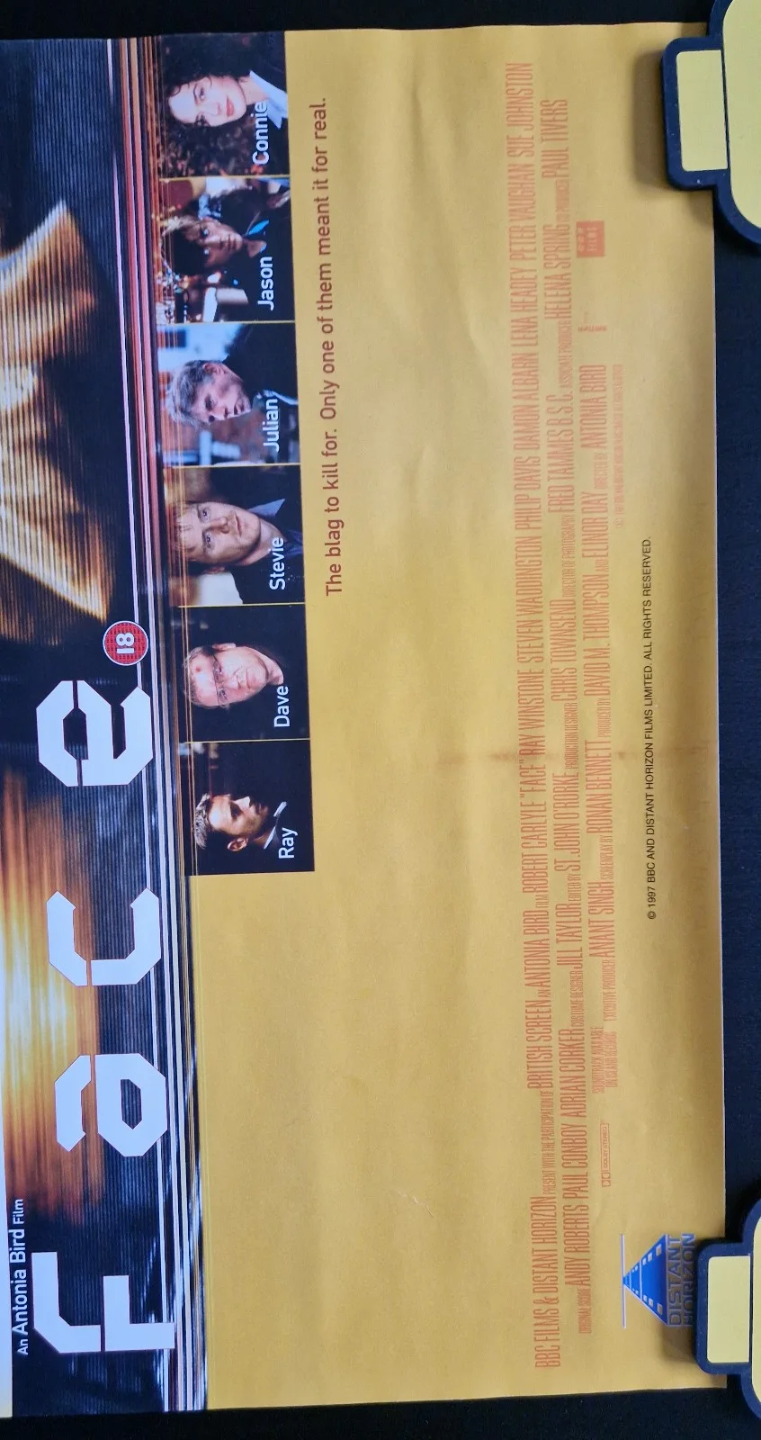 Face 1997 VHS Video Store Promo Poster, image 3