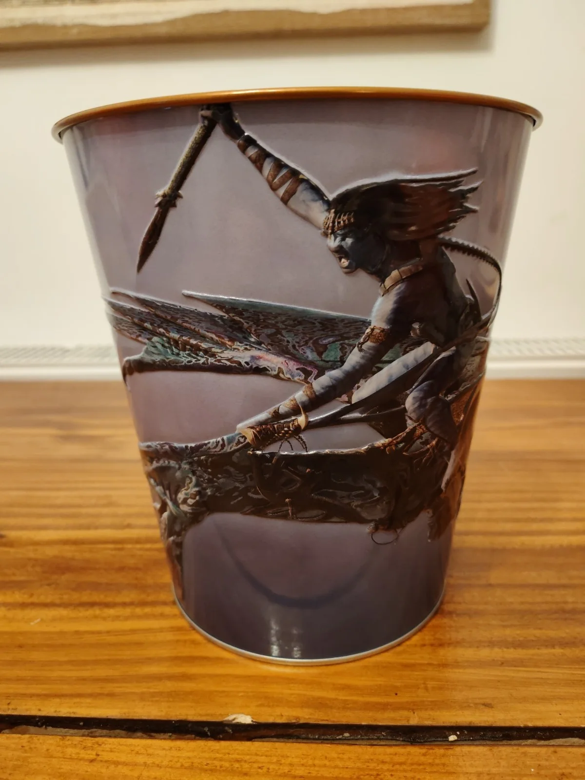 AVATAR-Fire And Ash, 2025 Cinema Exclusive Popcorn Bucket, Embossed, Metal Blue, изображение 3