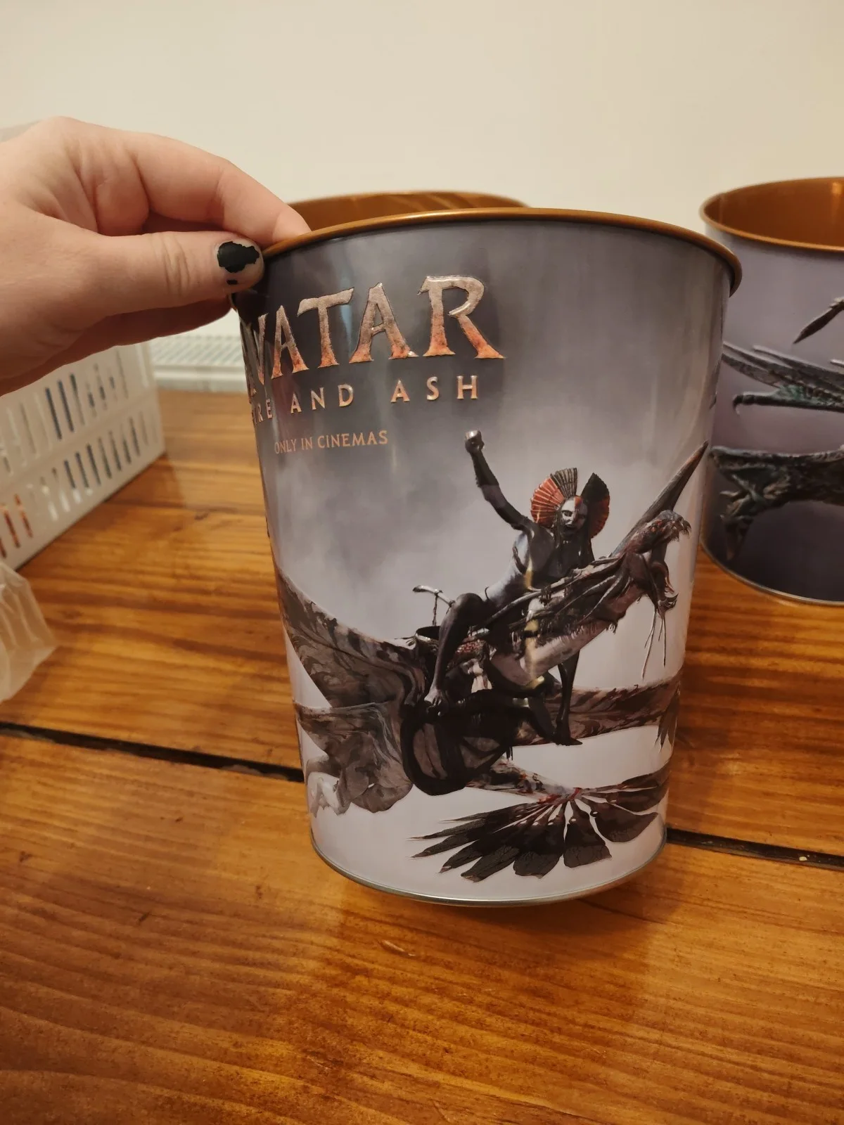 Avatar Fire And Ash Set Of 3 Cinema Release Popcorn Bucket Complete Set Promo, image 2