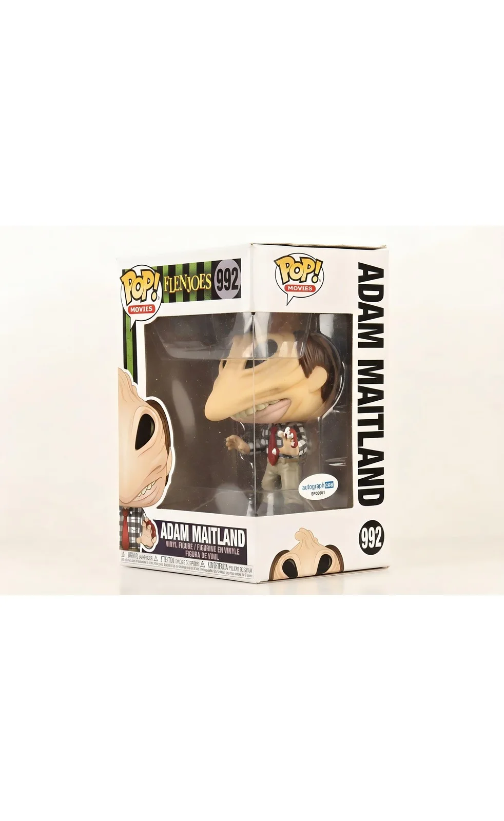 Alec Baldwin — Alec Baldwin Signed Beetlejuice Adam Maitland Funko Pop Vinyl Figure ACOA