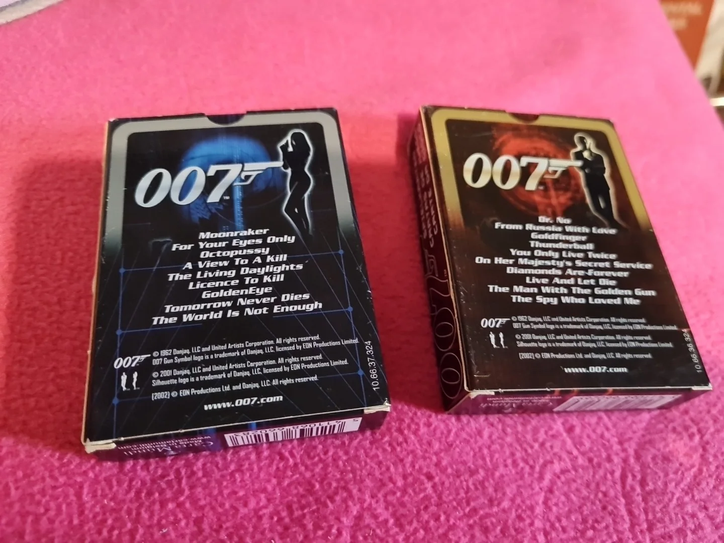 James Bond Playing Card Carta Mundi Still Sealed & 1-10,11-19, Boxed, изображение 2
