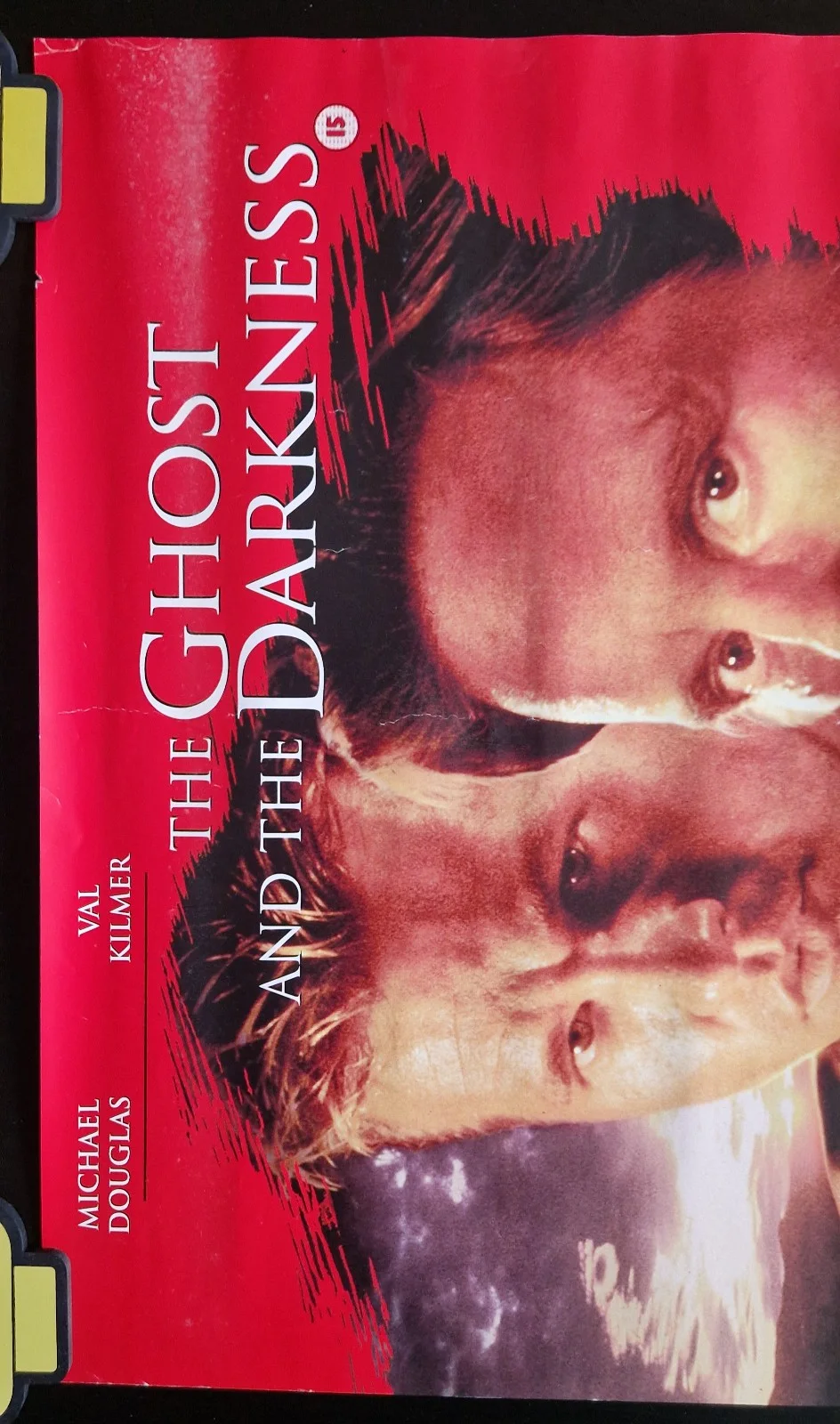 The Ghost and the Darkness 1996 VHS Video Store Promo Poster, изображение 2