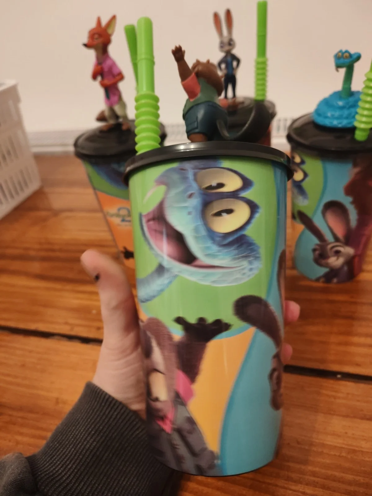 Zootropolis Zootopia 2 UK Cinema Set of 4 Drinking Cups New Sealed, изображение 4