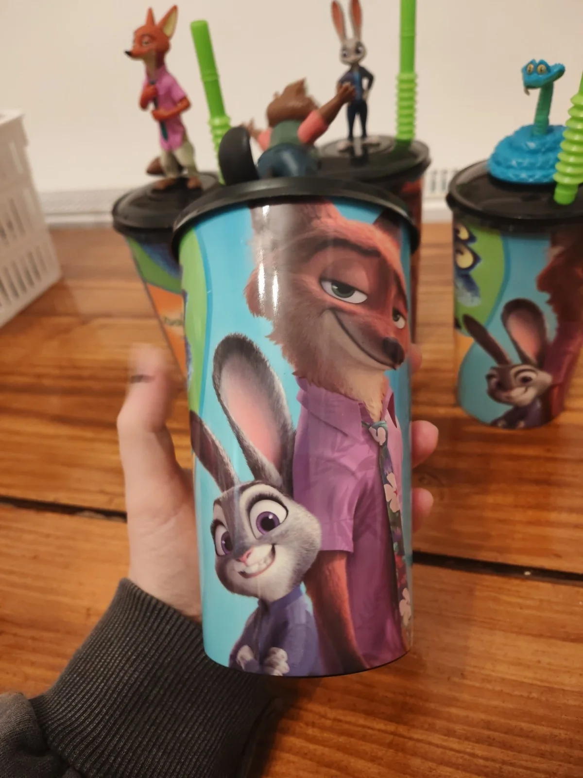 Zootropolis Zootopia 2 UK Cinema Set of 4 Drinking Cups New Sealed, изображение 5