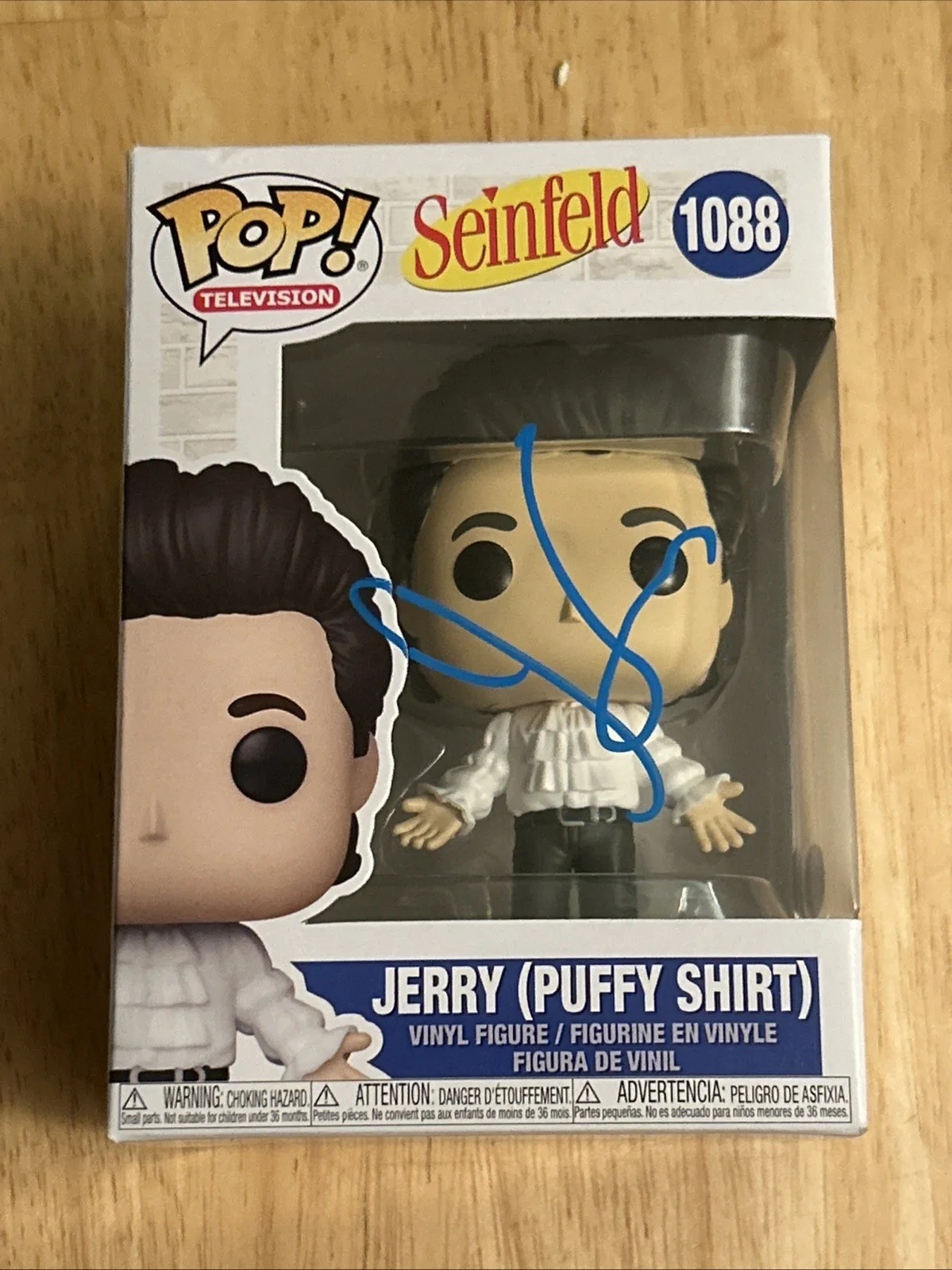 Jerry Seinfeld — Jerry Seinfeld Autographed Funko Pop JSA Certified, image 2