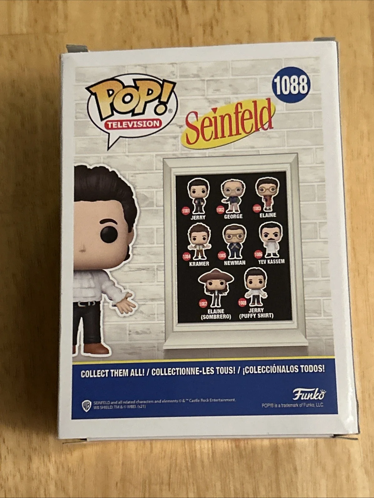 Jerry Seinfeld — Jerry Seinfeld Autographed Funko Pop JSA Certified, image 3