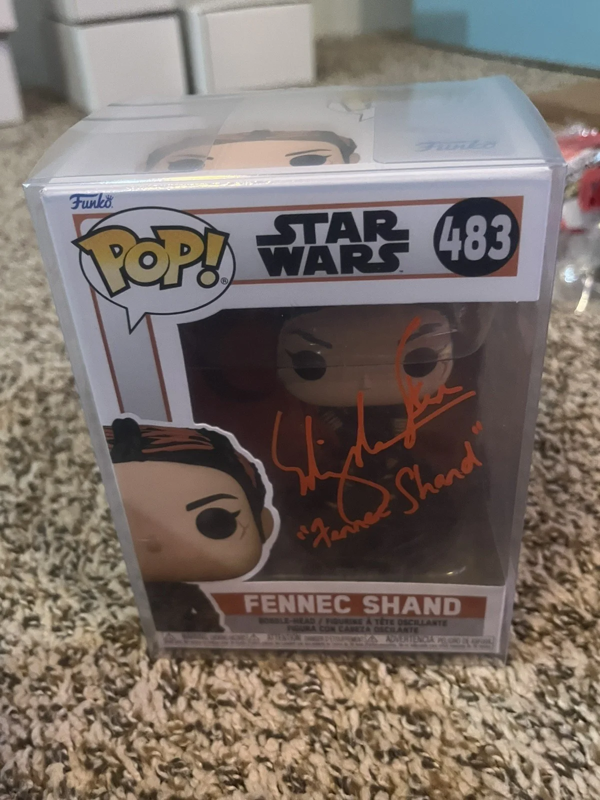 Ming-Na Wen — Ming-Na Wen signed Fennec Shand Funko Pop Mandalorian autograph BAS Beckett Holo, image 2