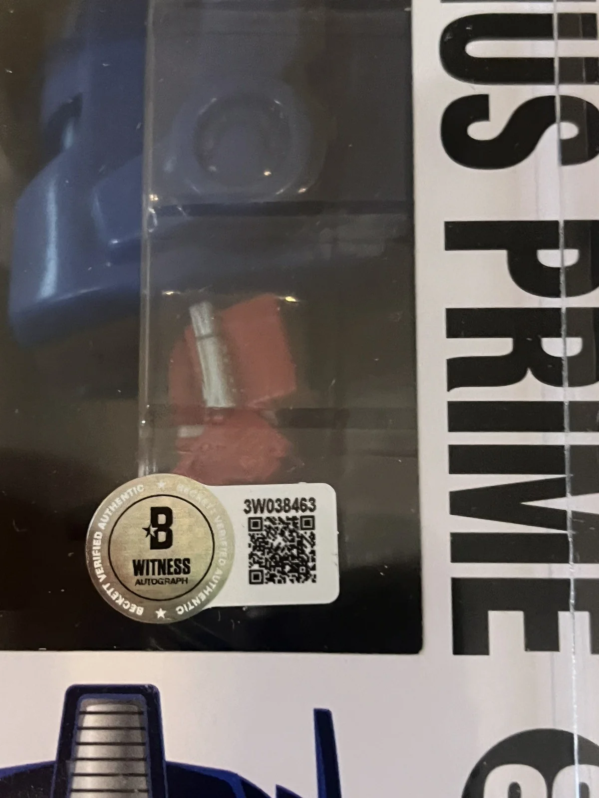Shia LaBeouf — Shia LaBeouf Signed Optimus Prime Funko Pop #22 Transformers Beckett Certified, изображение 2