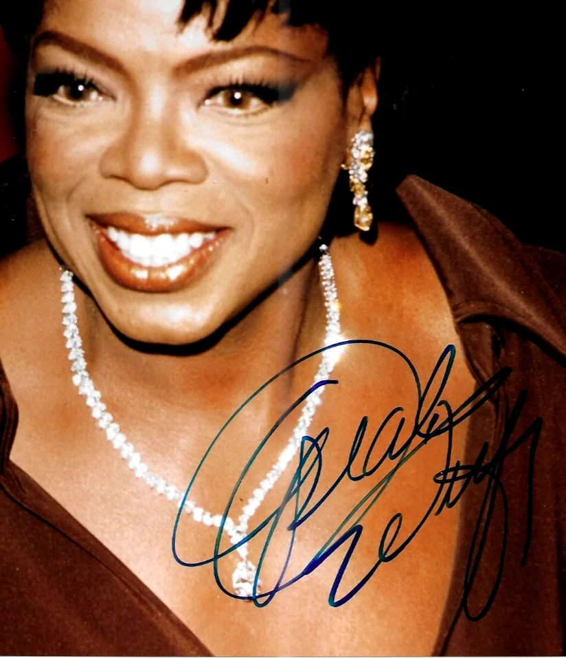 Oprah Winfrey signed 8x10 color photo, image 2
