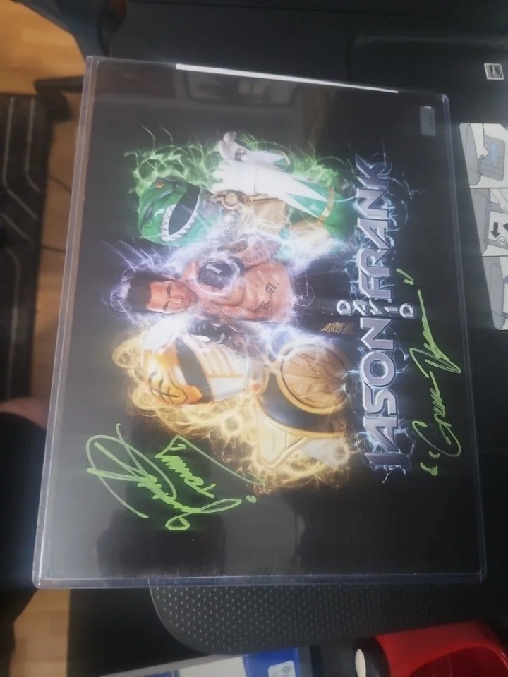 Jason David Frank — Jason David Frank MMA GR WR 8x10 autograph - Green Ink - CoA - Bonus WR Print, изображение 2