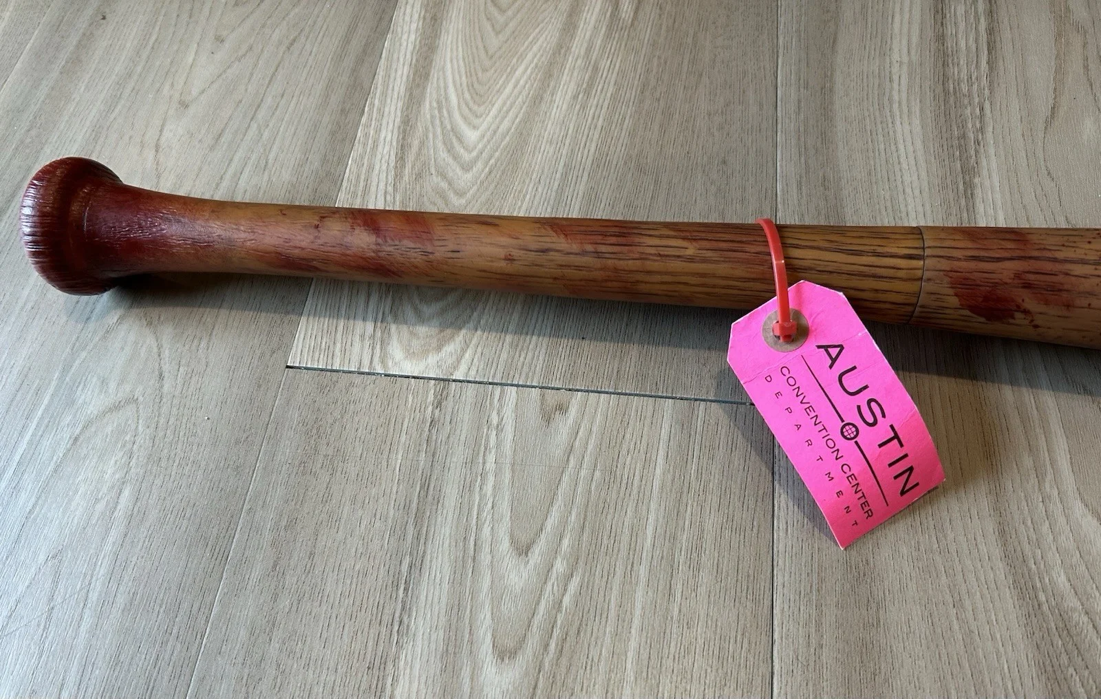Michael Cudlitz Abraham Ford The Walking Dead Signed Lucille Replica Bat, image 3