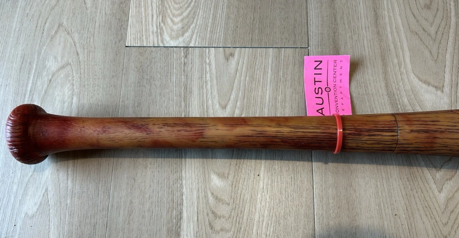 Michael Cudlitz Abraham Ford The Walking Dead Signed Lucille Replica Bat, image 5
