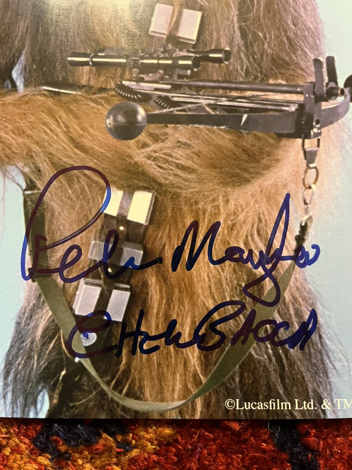 Peter Mayhew — Peter Mayhew Chewbacca SIGNED Star Wars 8 X 10 - ComicCon SD, image 2