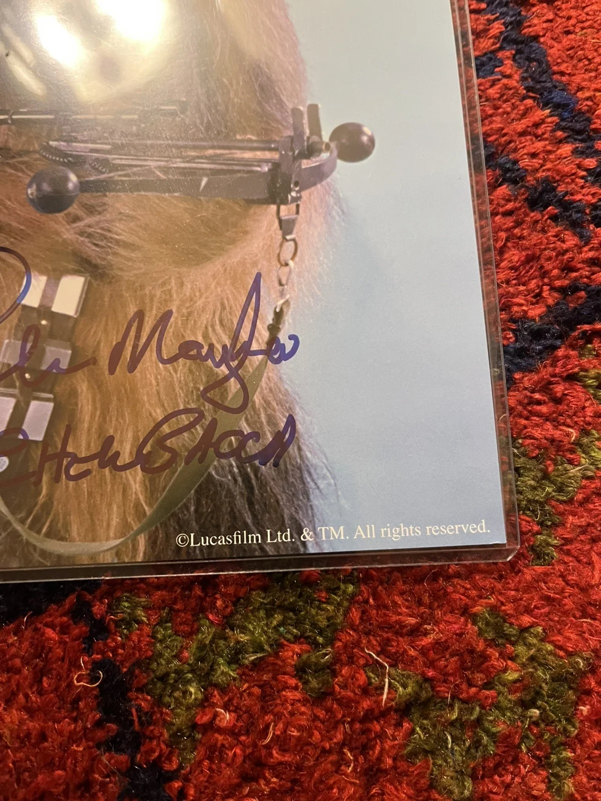 Peter Mayhew — Peter Mayhew Chewbacca SIGNED Star Wars 8 X 10 - ComicCon SD, image 3