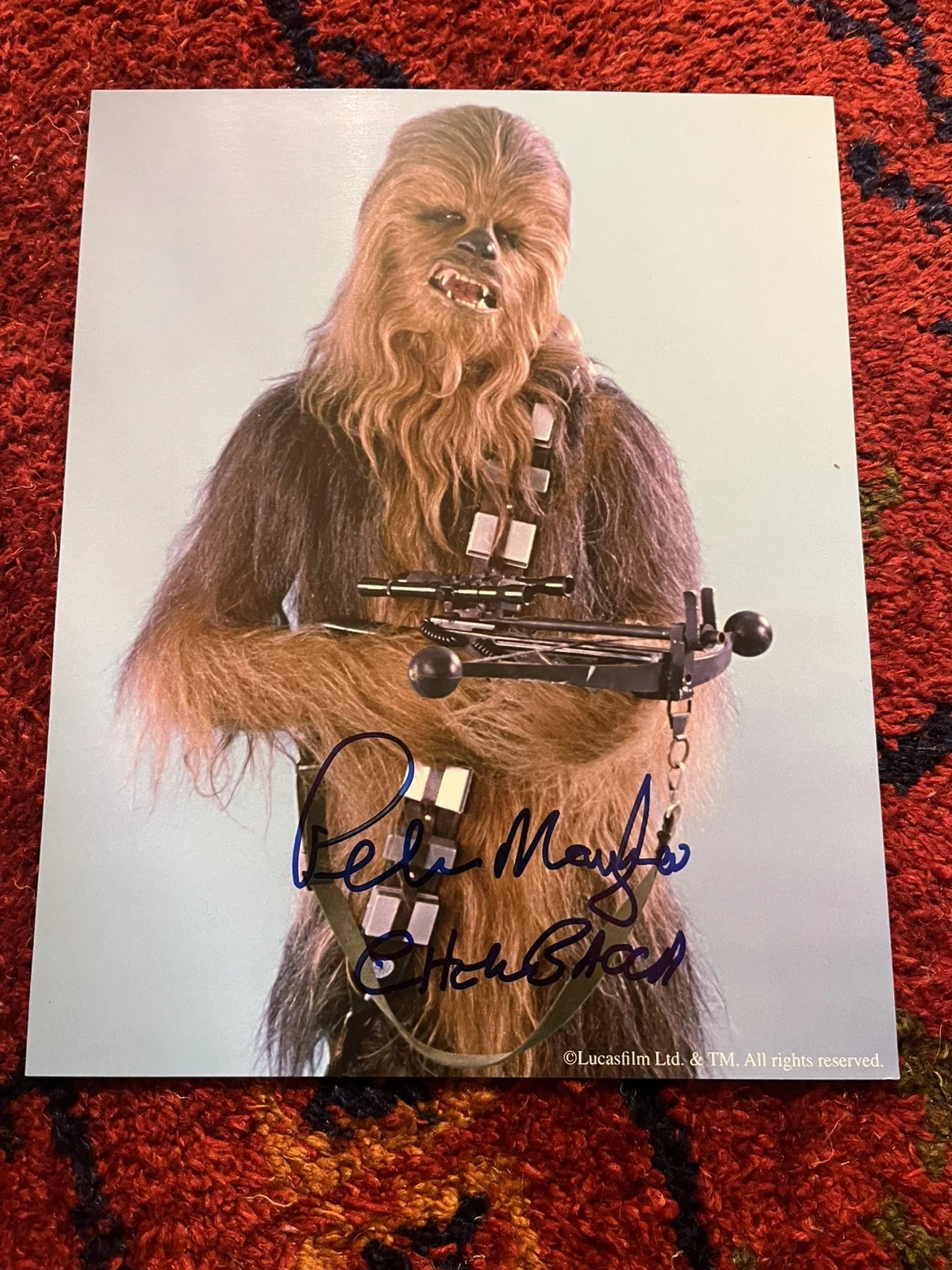 Peter Mayhew — Peter Mayhew Chewbacca SIGNED Star Wars 8 X 10 - ComicCon SD, image 5