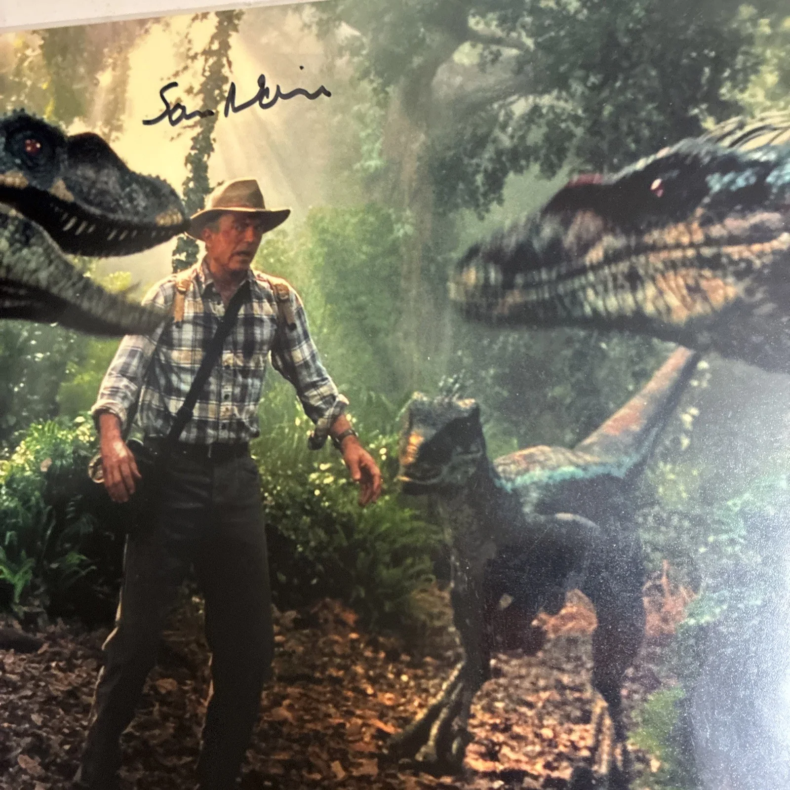 Authentic Actor Sam Neill Signed 8x10 Photo Of Jurassic Park, изображение 2